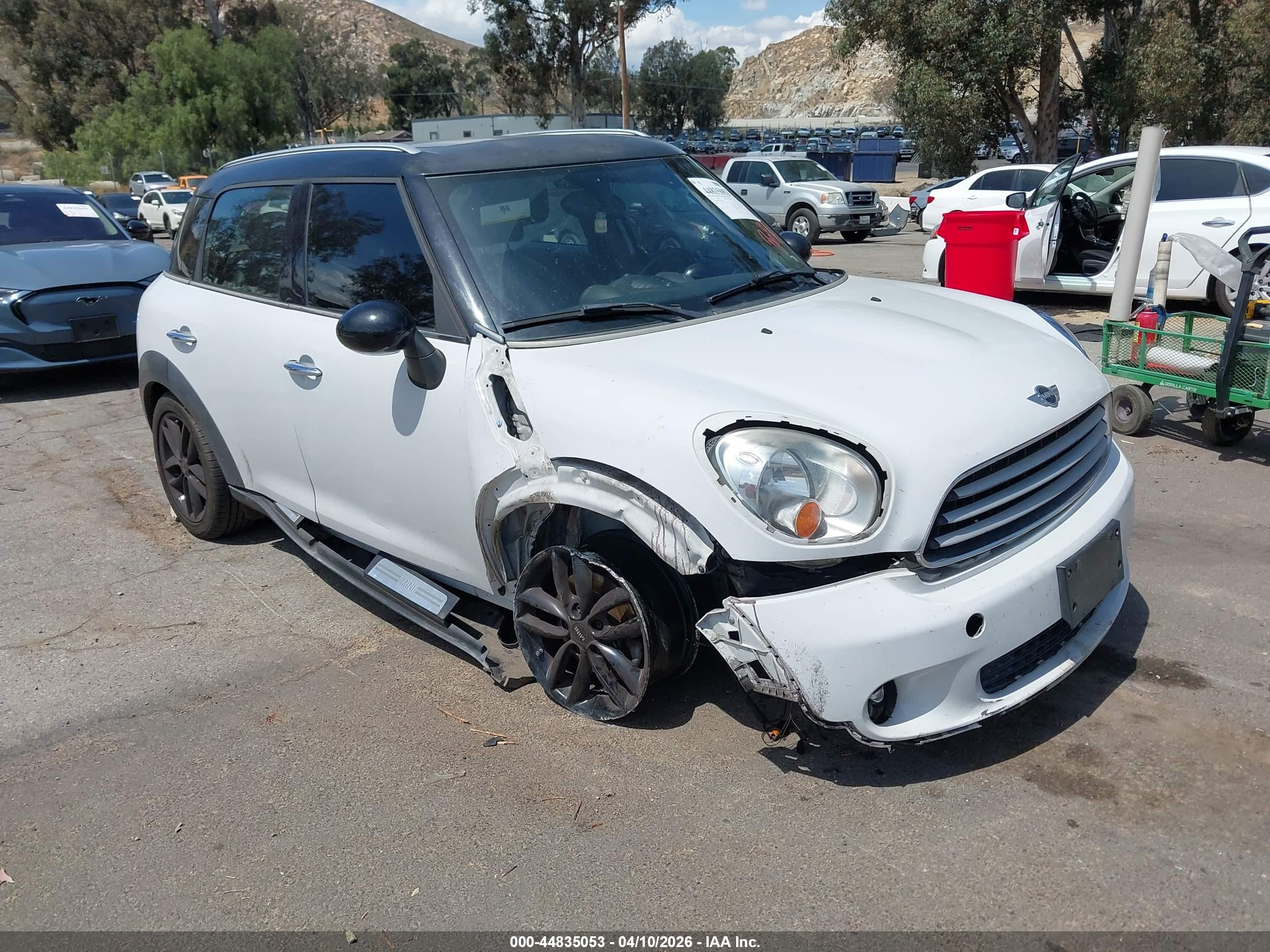 2012 MINI Countryman, VIN WMWZB3C57CWM03613 — Mechanical