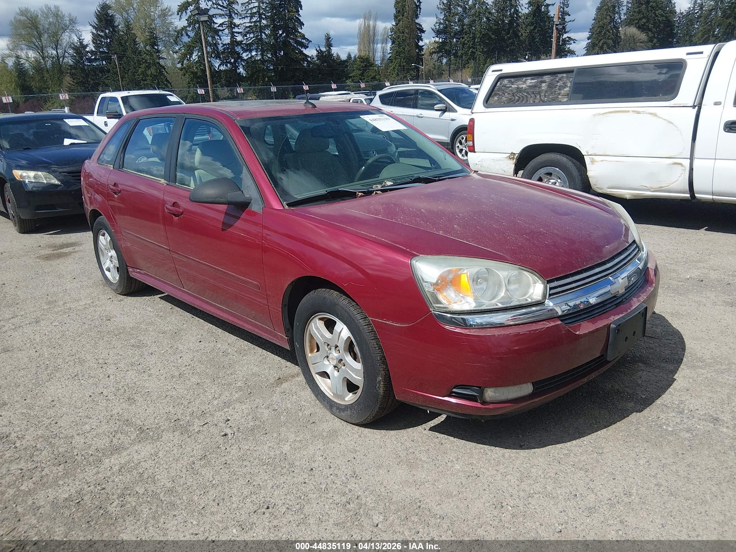 2004 Chevrolet Malibu Maxx LT, VIN 1G1ZU64804F222354 — Side