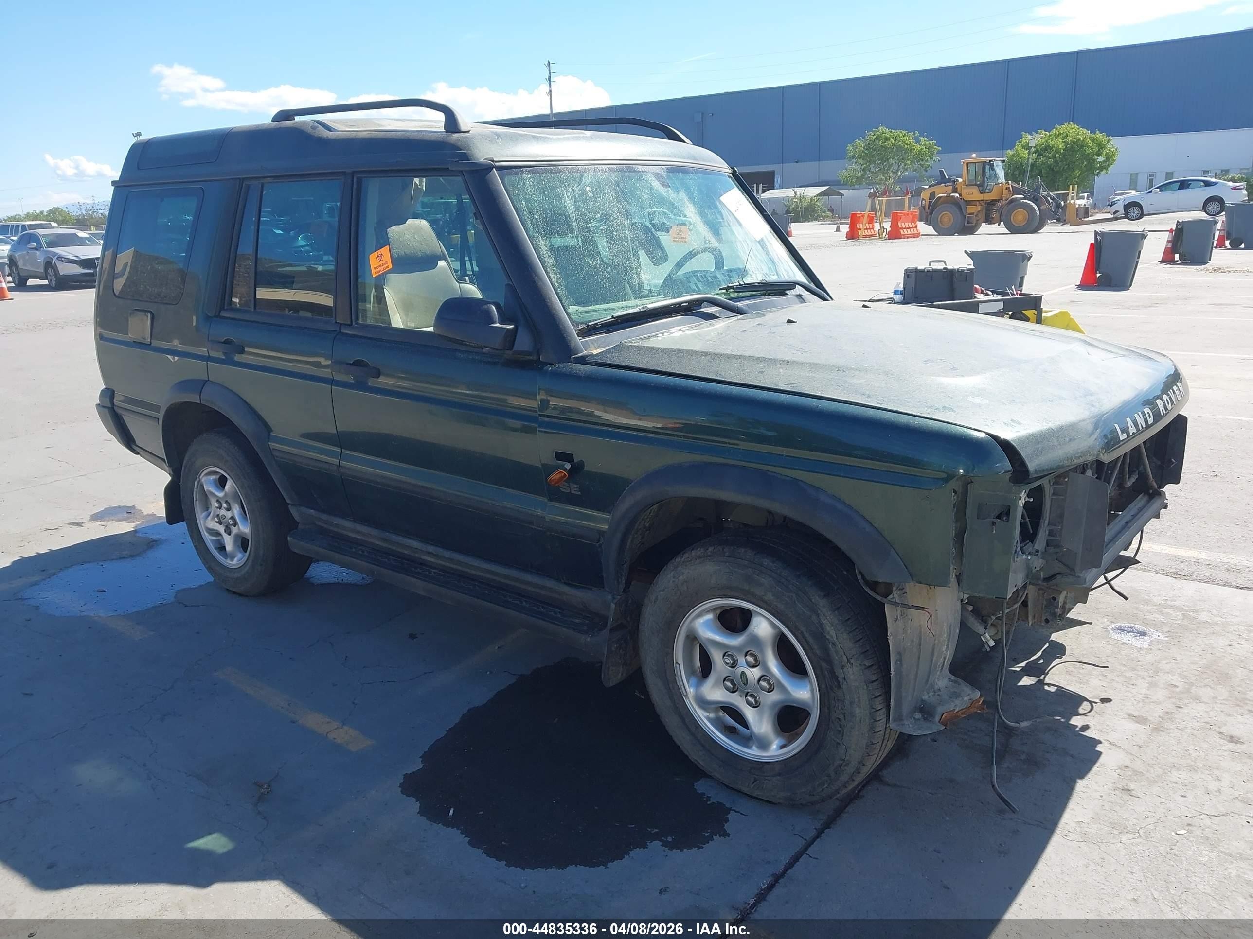 2001 Land Rover Discovery Cloth, VIN SALTY12481A719366 — Not stated