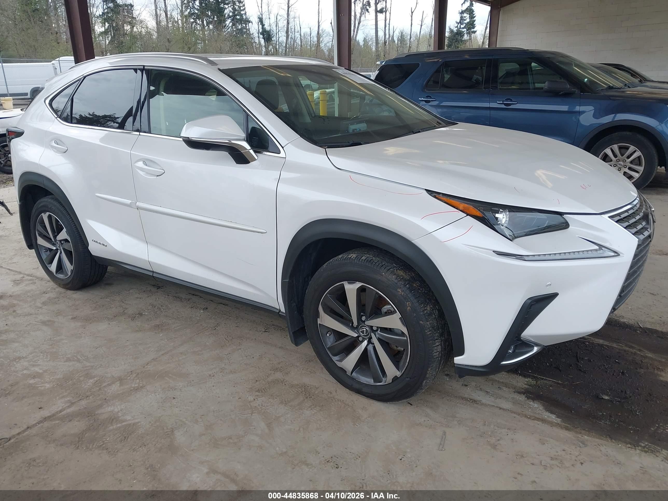 2021 Lexus NX 300h, VIN JTJGJRDZ3M5015235 — Vandalism