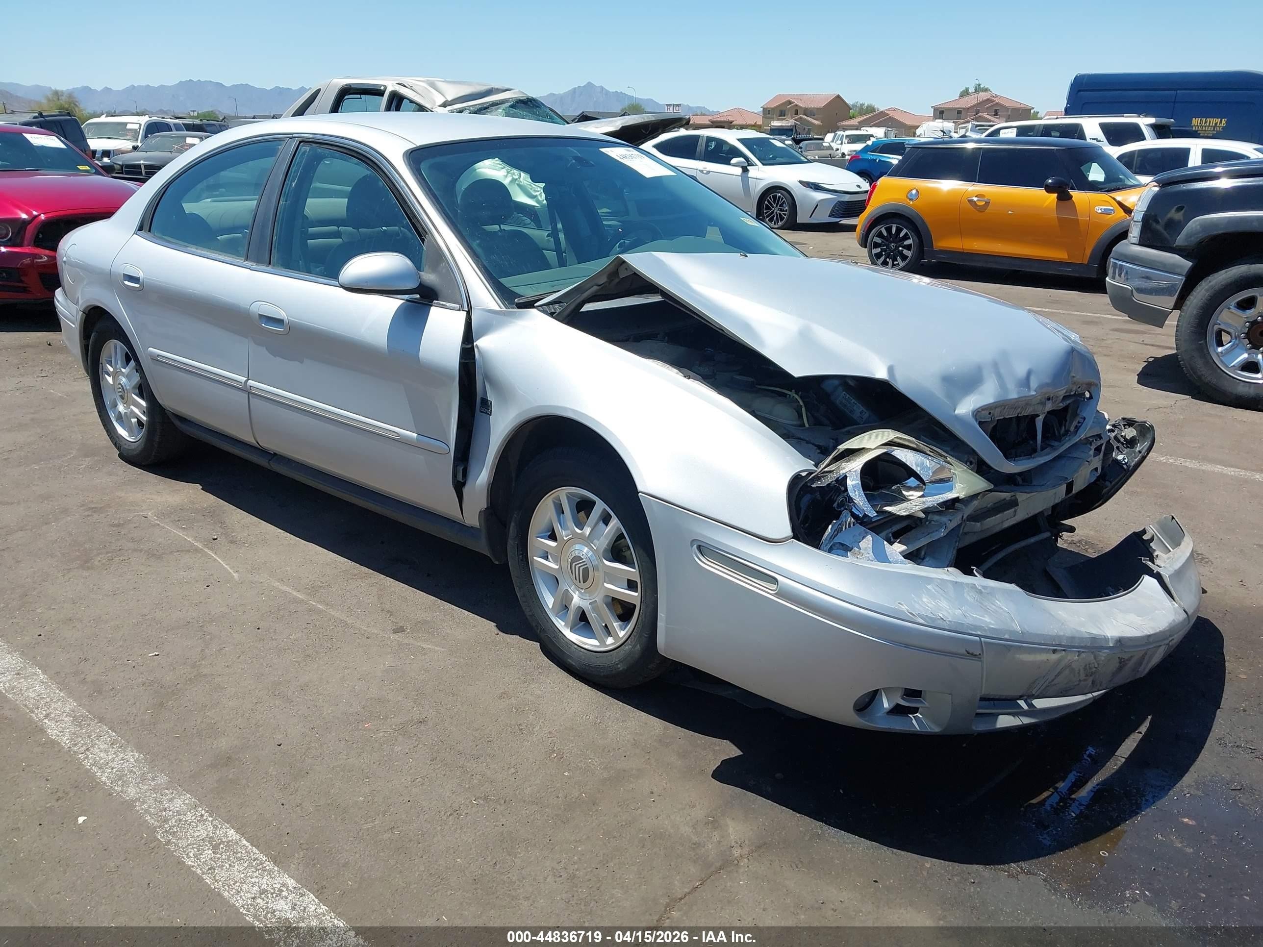 2004 Mercury Sable LS Premium, VIN 1MEFM55S24G611584 — Front end