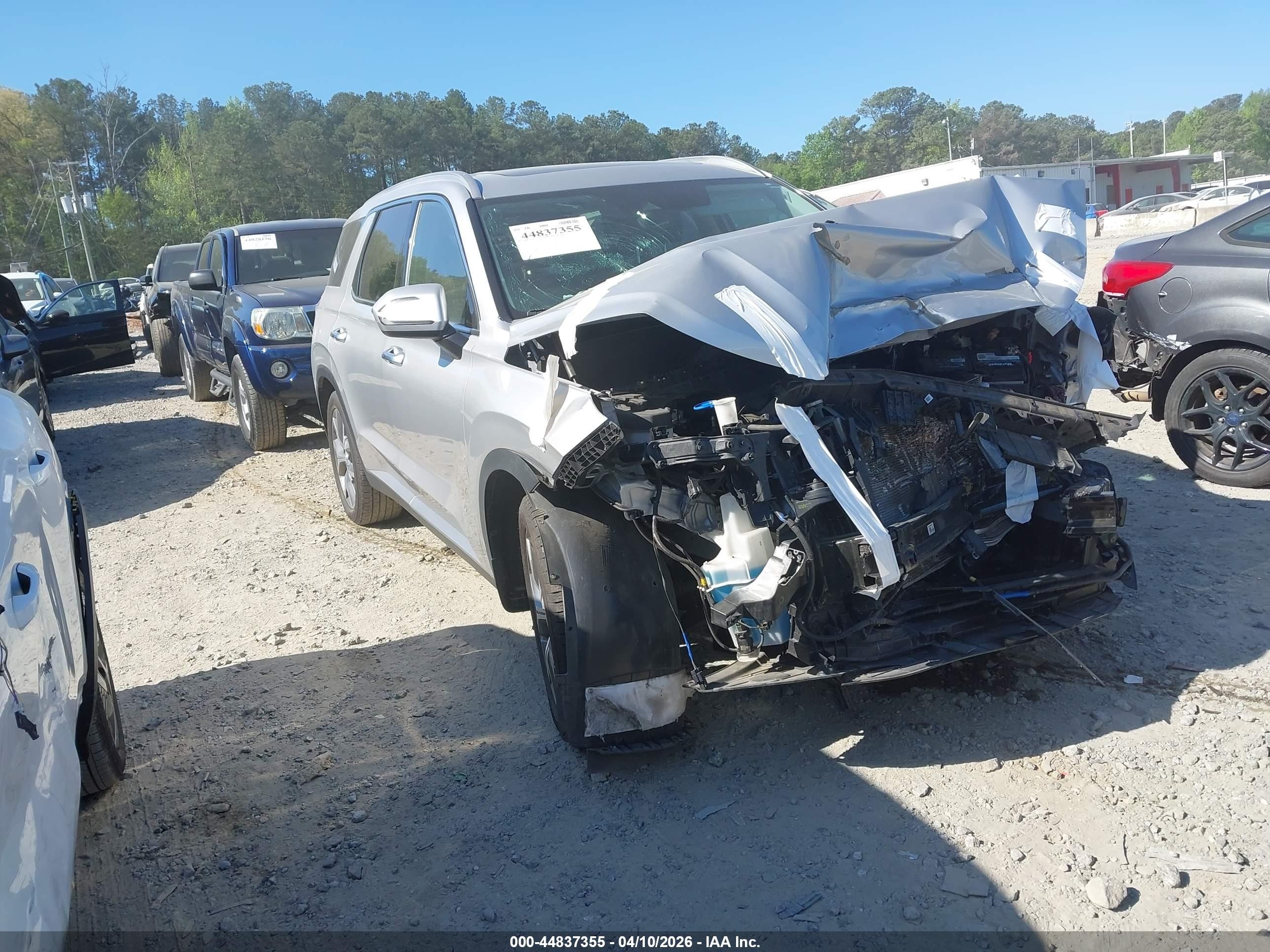 2021 Hyundai Palisade SEL, VIN KM8R34HE7MU270133 — Front end
