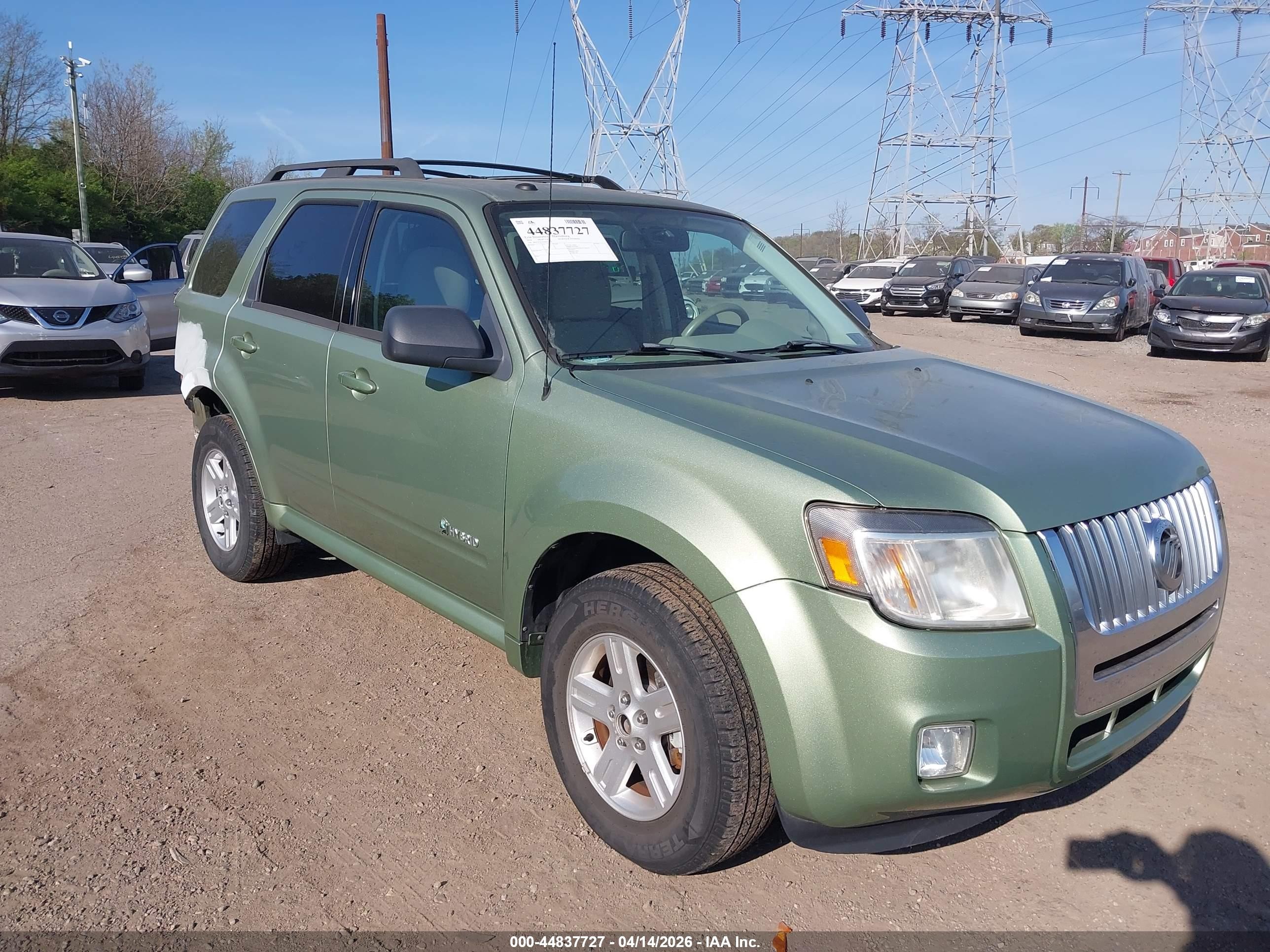 2010 Mercury Mariner Hybrid, VIN 4M2CN3K3XAKJ28060 — Mechanical