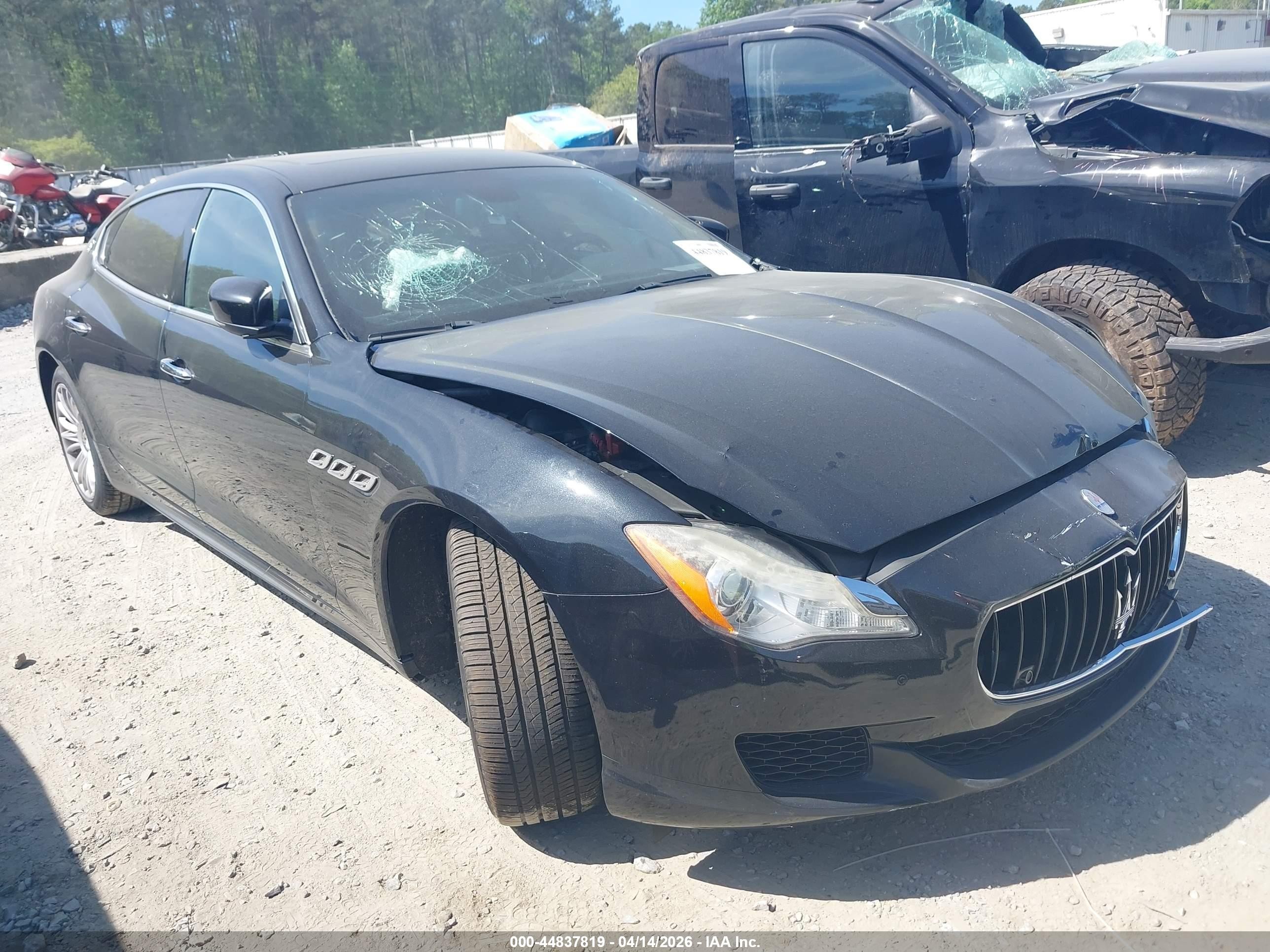 2014 Maserati Quattroporte S Q4, VIN ZAM56RRA8E1112787 — Перед
