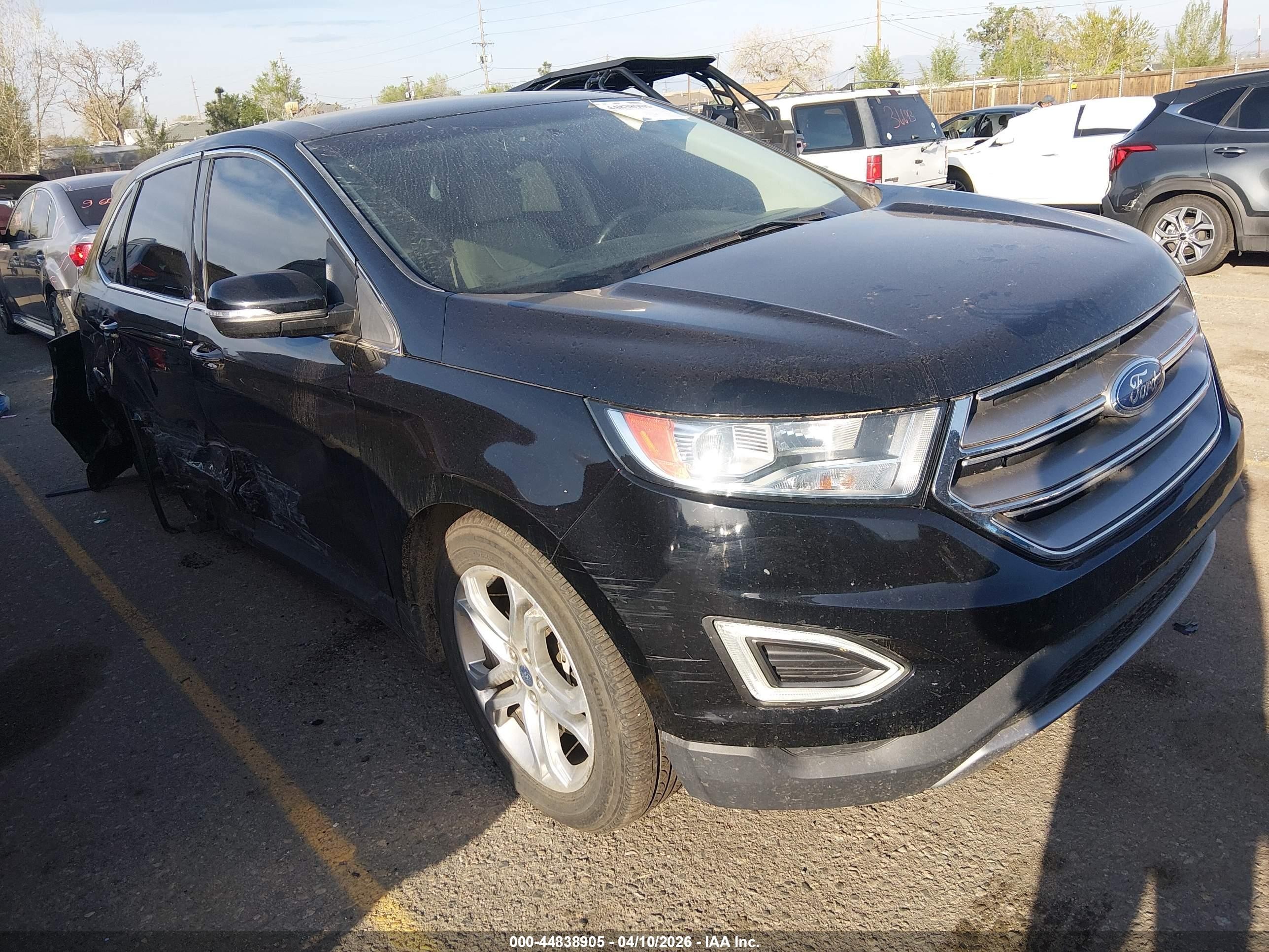 2017 Ford Edge Titanium, VIN 2FMPK4K9XHBB90875 — Side