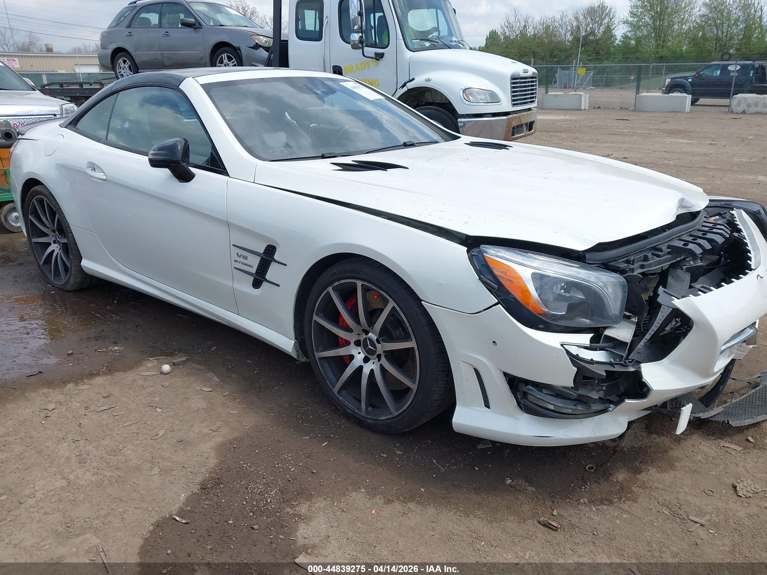 2015 Mercedes-Benz SL 63 AMG, VIN WDDJK7EA4FF035600 — Front end
