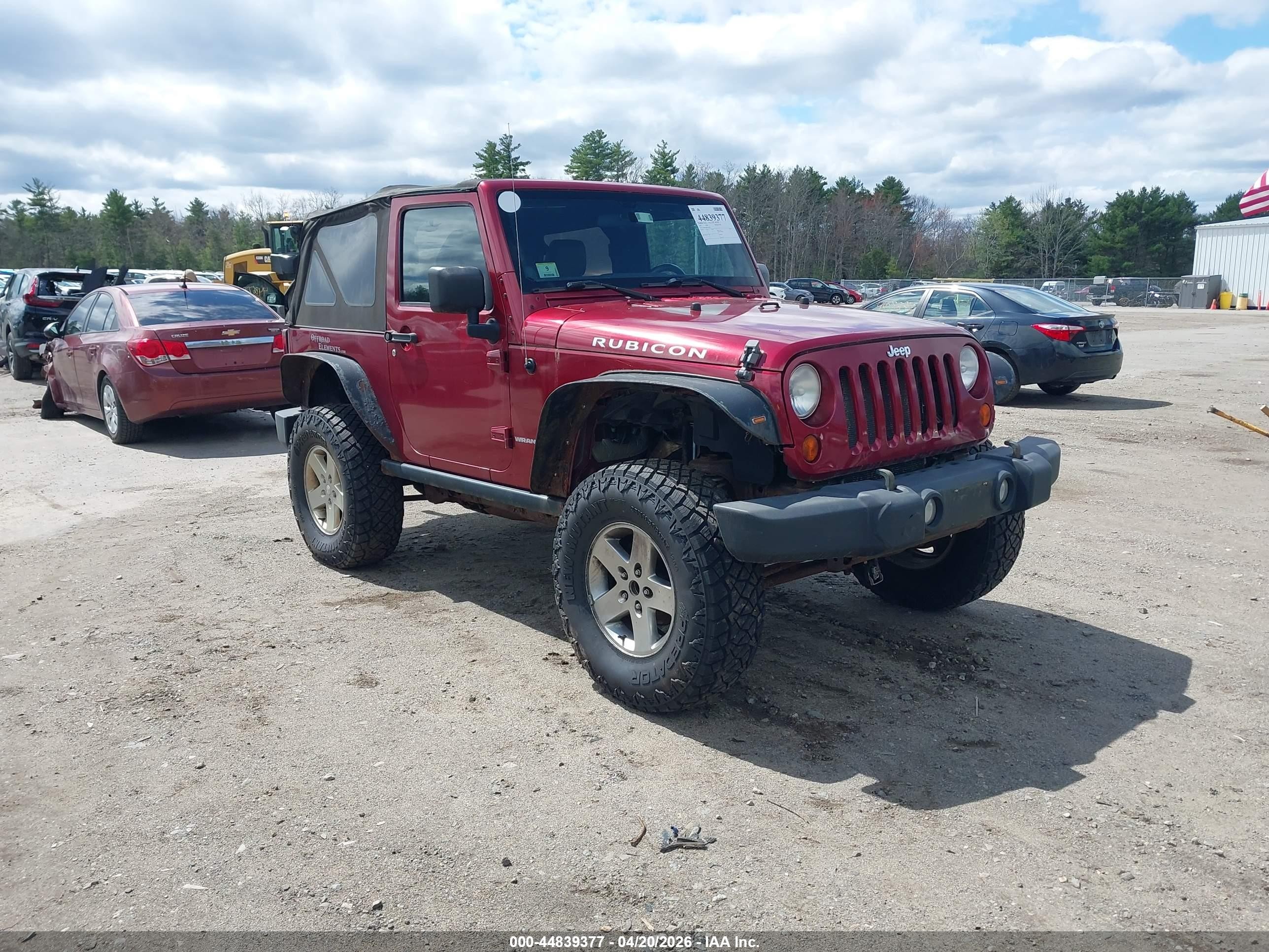 2012 Jeep Wrangler Rubicon, VIN 1C4BJWCG8CL105079 — Normal wear