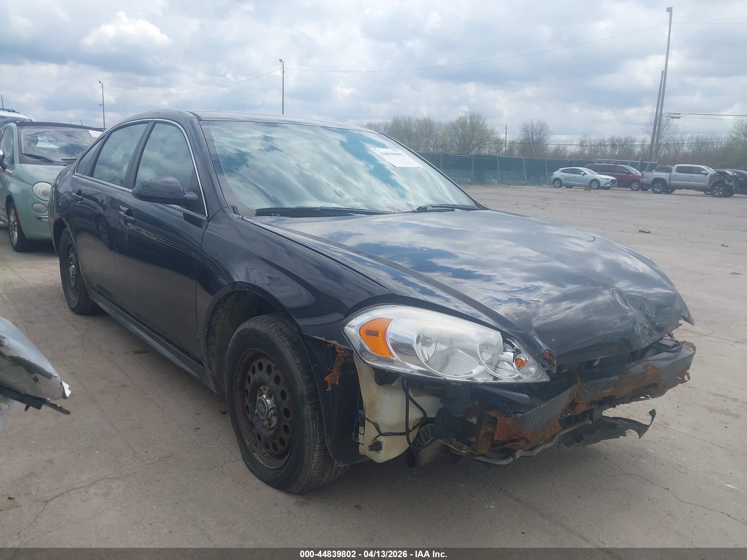 2011 Chevrolet Impala Police Police, VIN 2G1WD5EM7B1266591 — Front end