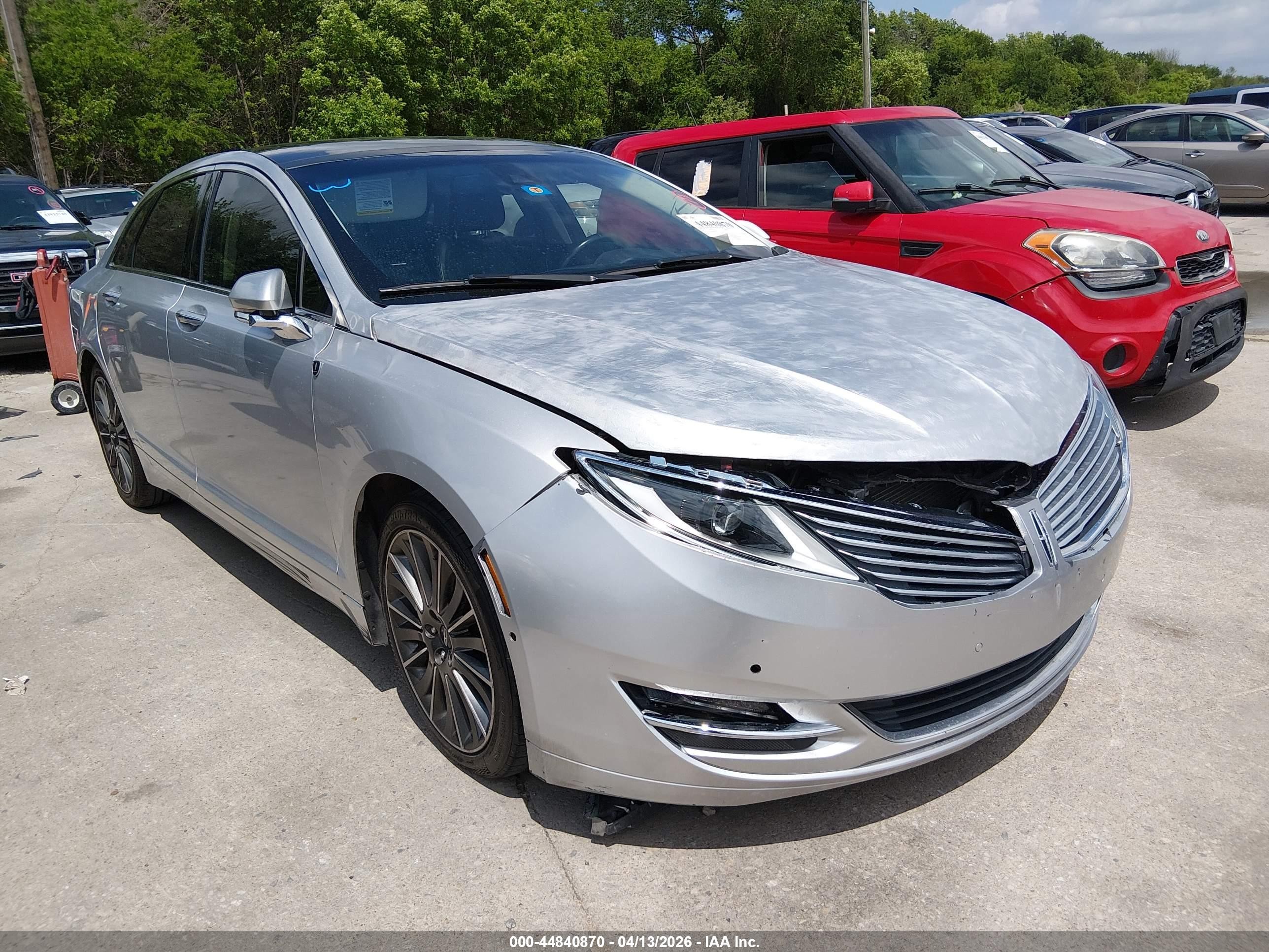2015 Lincoln MKZ, VIN 3LN6L2GK5FR620674 — Repossession
