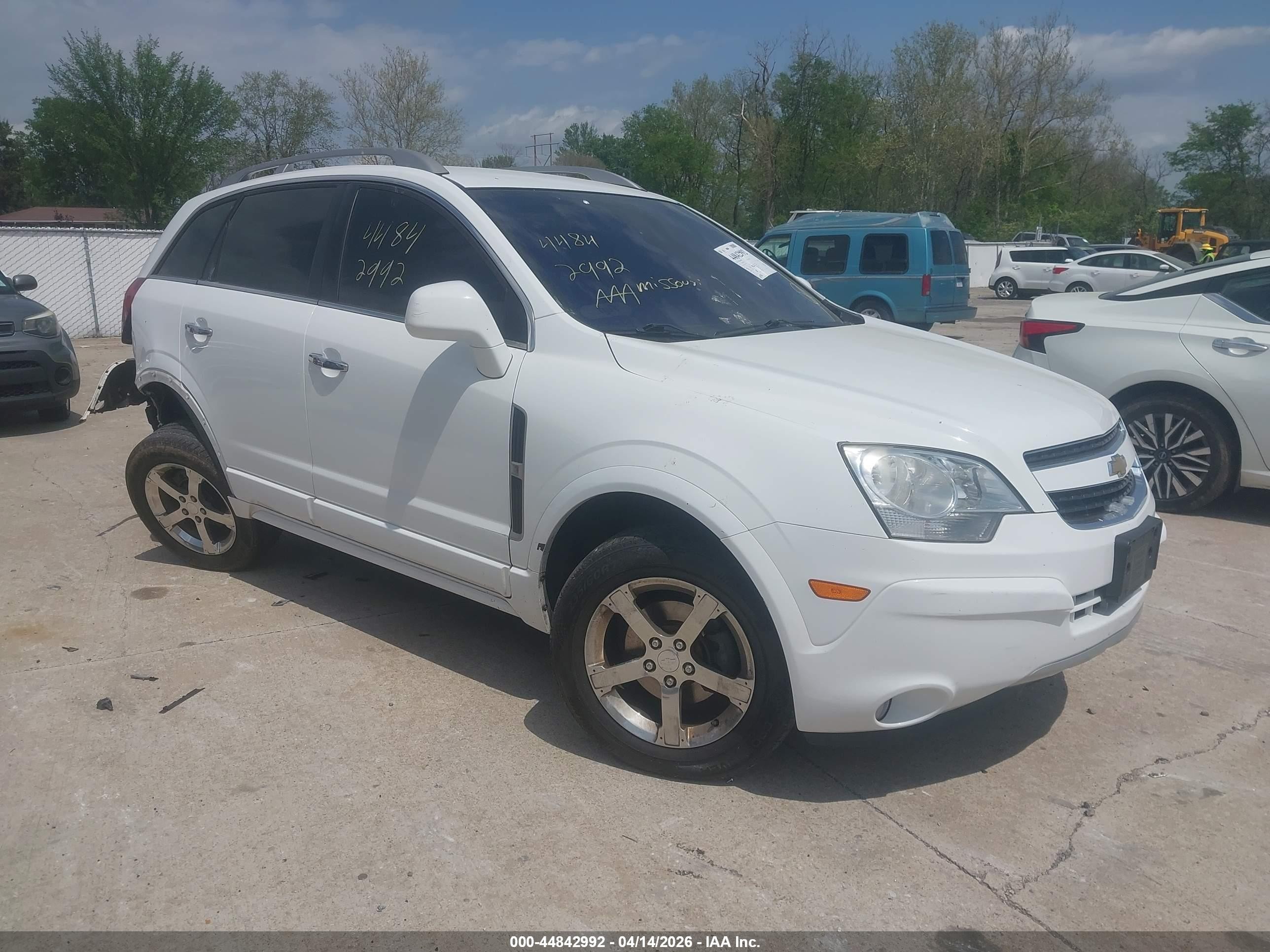 2012 Chevrolet Captiva Sport LT, VIN 3GNAL3E57CS642219 — Rear end
