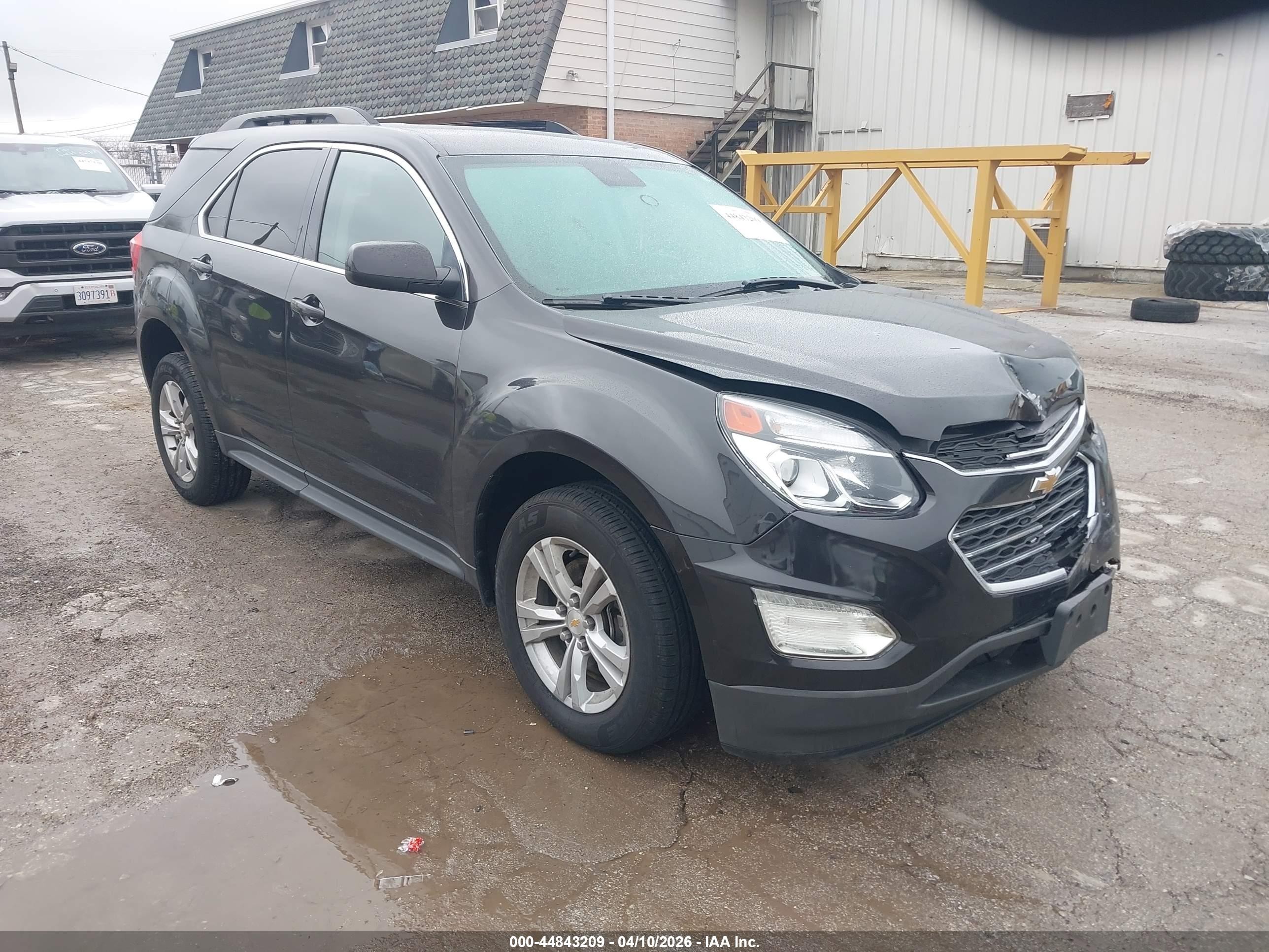 2016 Chevrolet Equinox LT, VIN 2GNFLFEK3G6120124 — Повреждение рамы