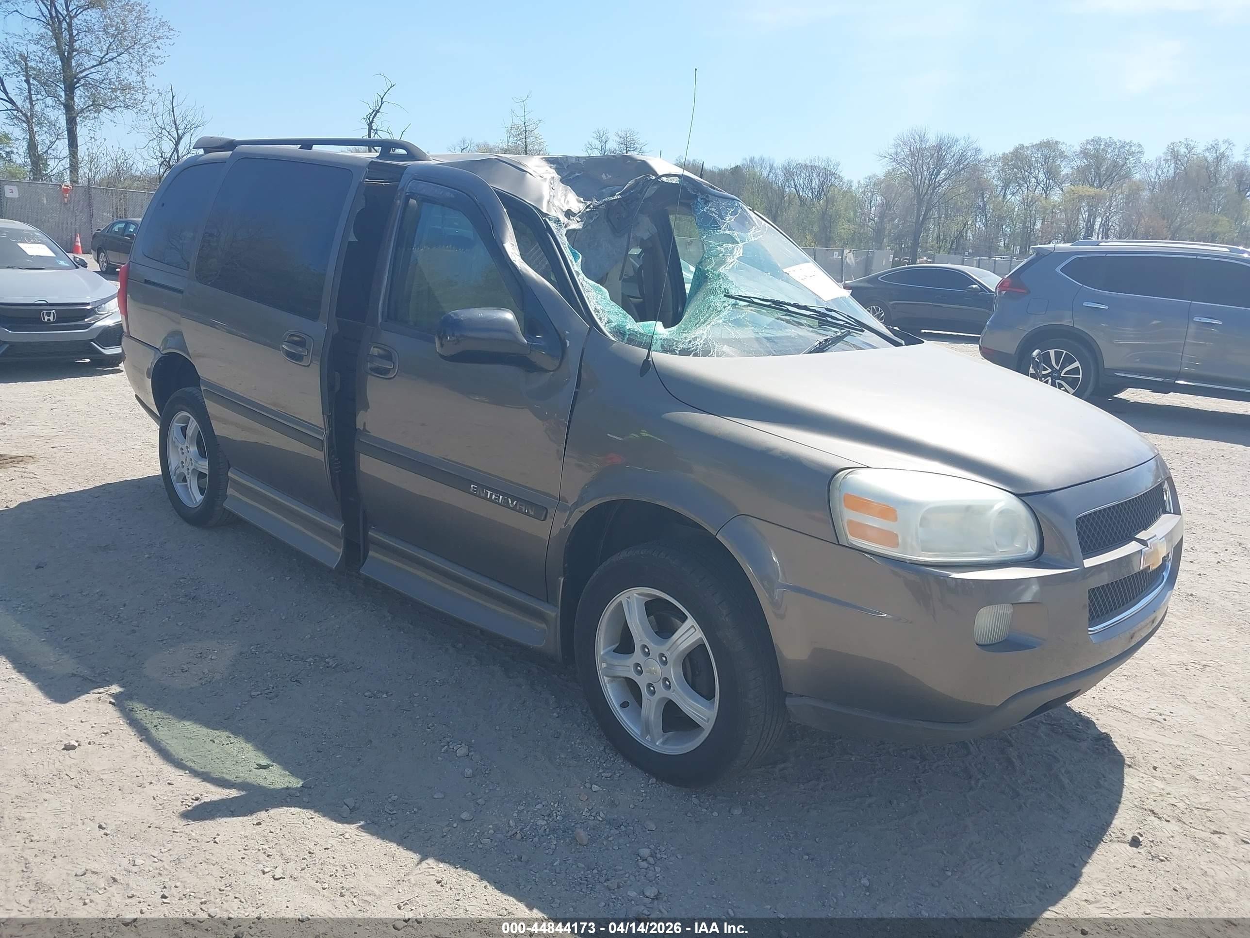 2005 Chevrolet Uplander LS Fleet, VIN 1GBDV13L65D255870 — Roof