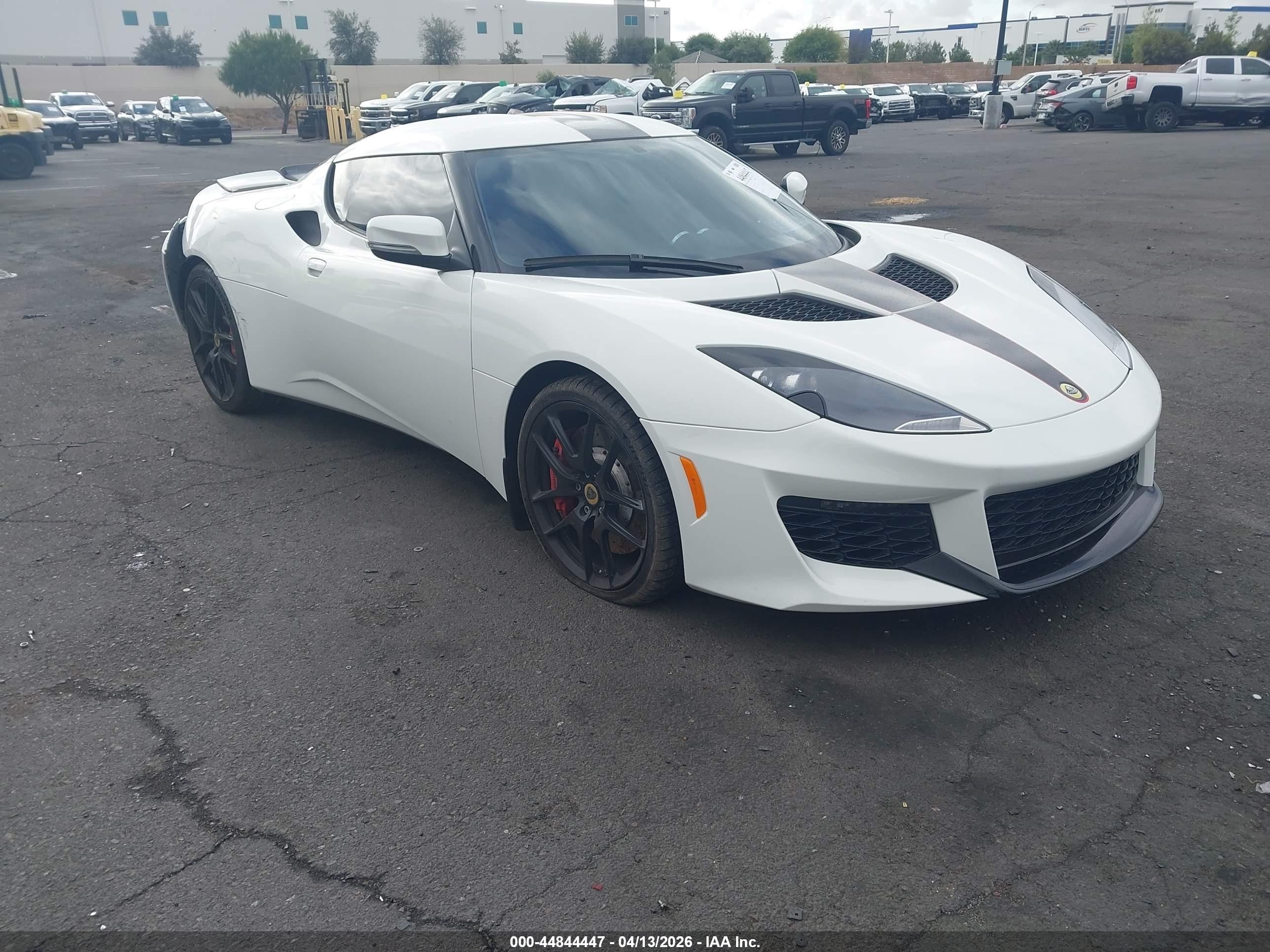 2017 Lotus Evora, VIN SCCLMDVN5HHA10728 — Rear end