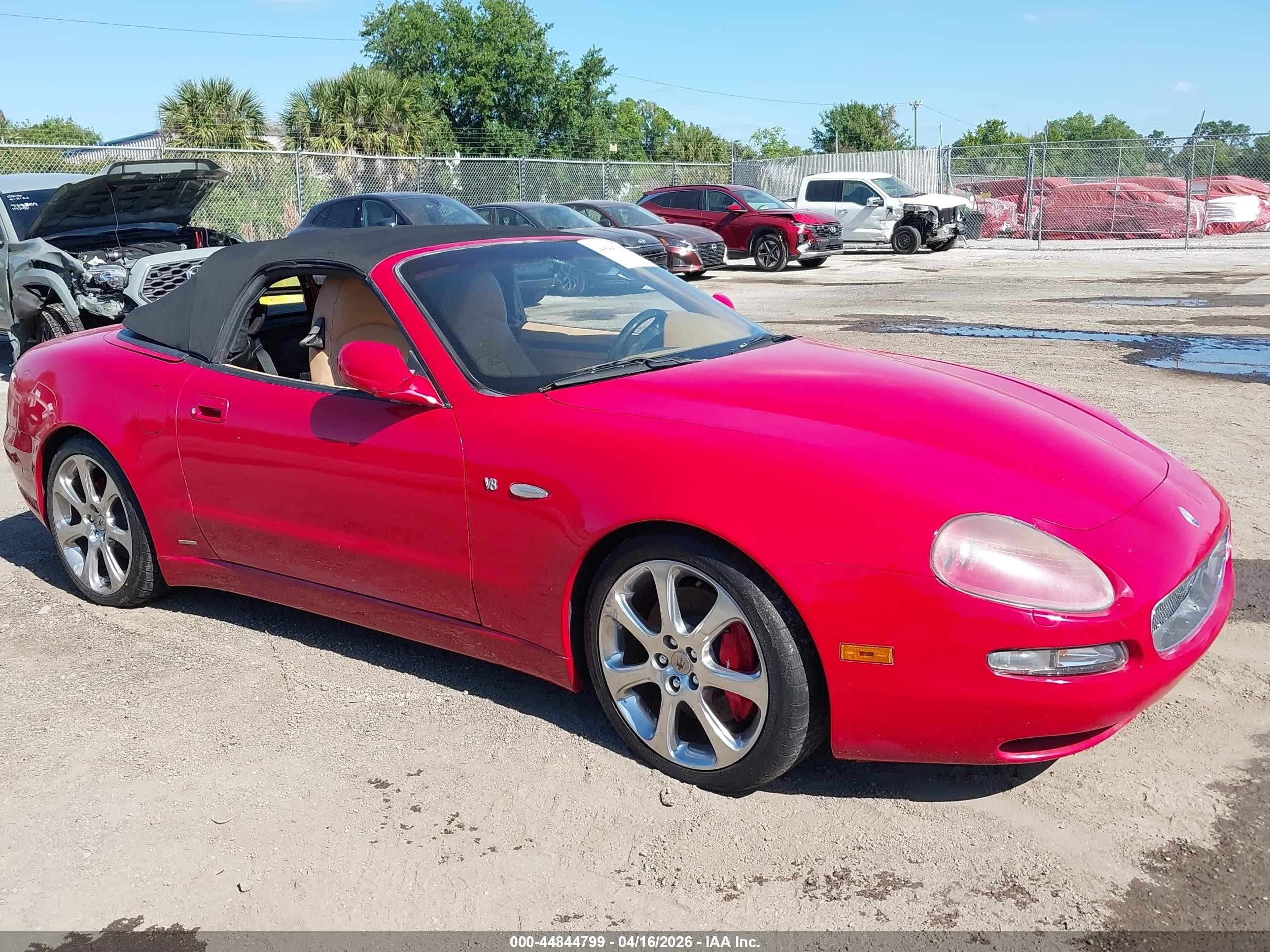 2004 Maserati Spyder, VIN ZAMBB18AX40014107 — Vandalism