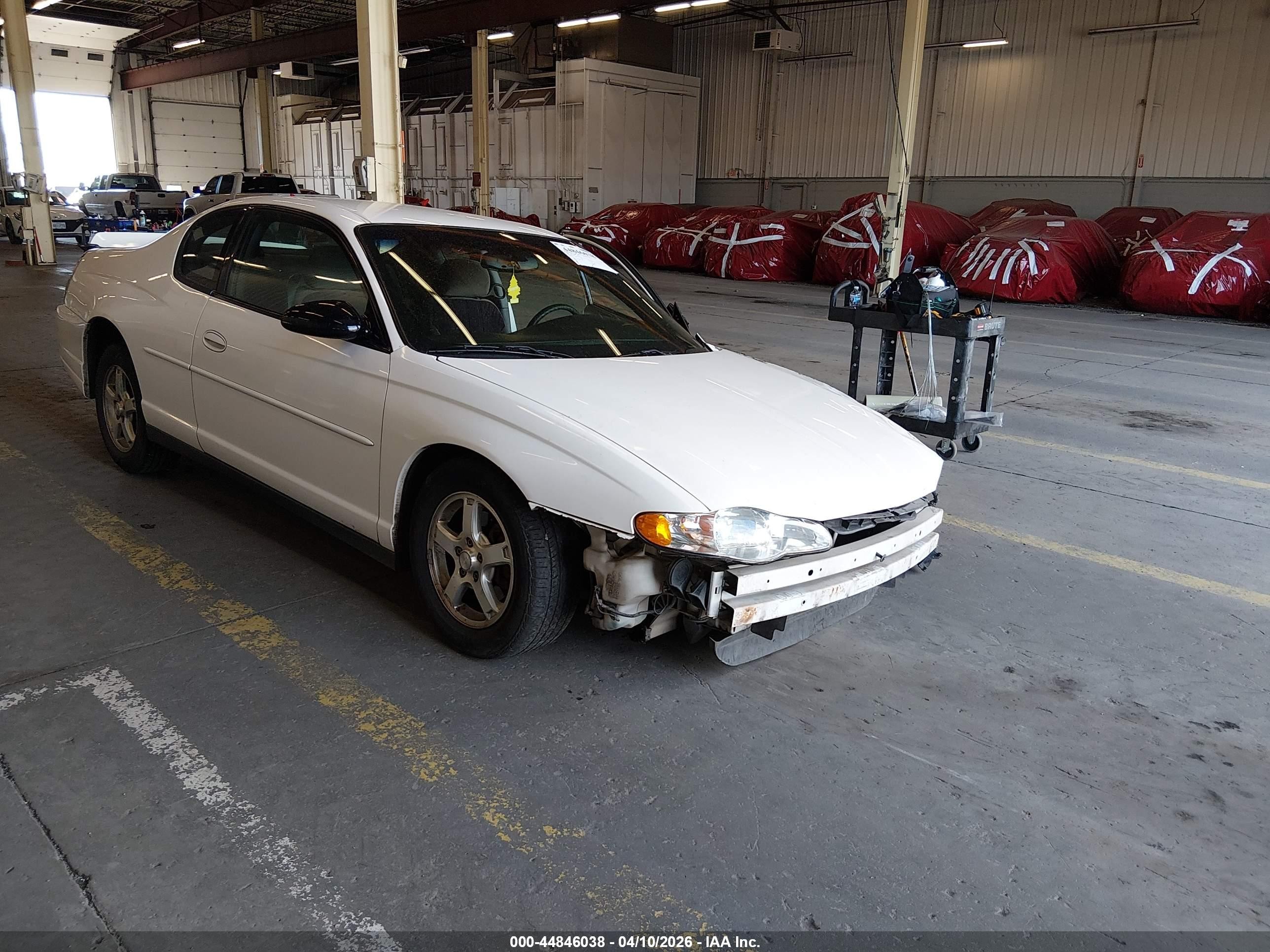 2003 Chevrolet Monte Carlo LS, VIN 2G1WW12E439406146 — Front end