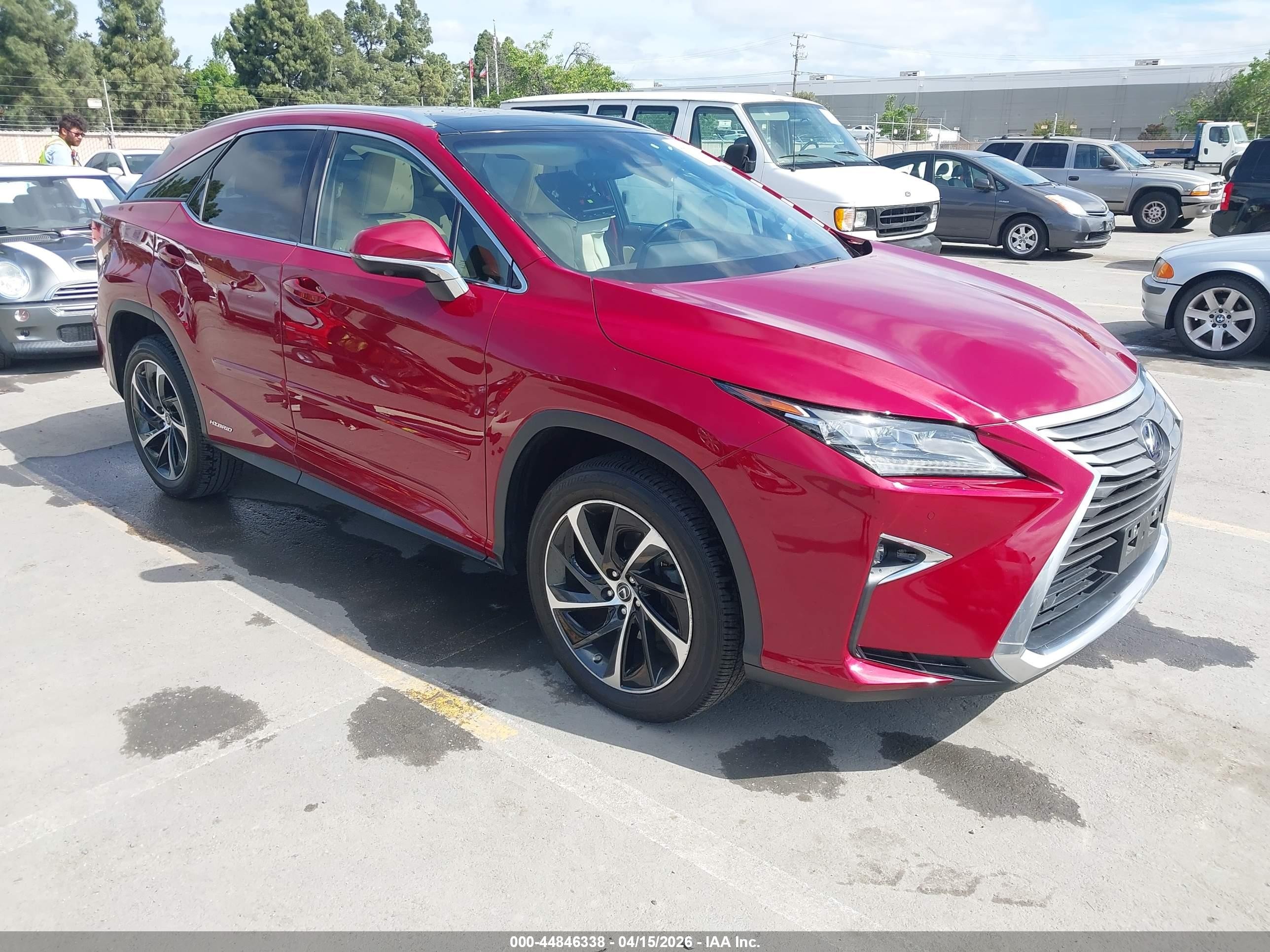 2019 Lexus RX 450h, VIN 2T2BGMCA7KC033615 — Fresh water flood