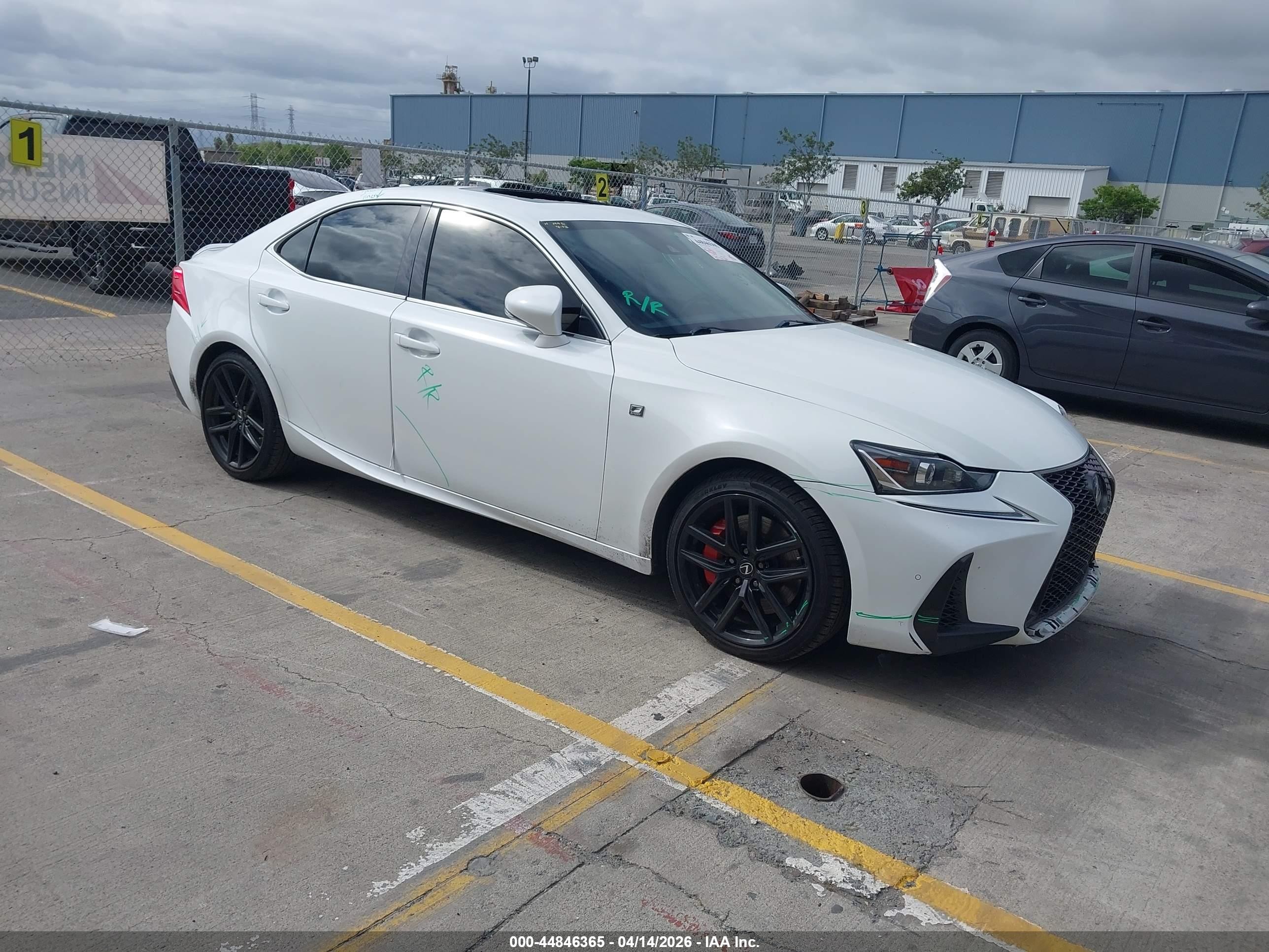 2019 Lexus IS 300 F Sport, VIN JTHBA1D2XK5091614 — Vandalism