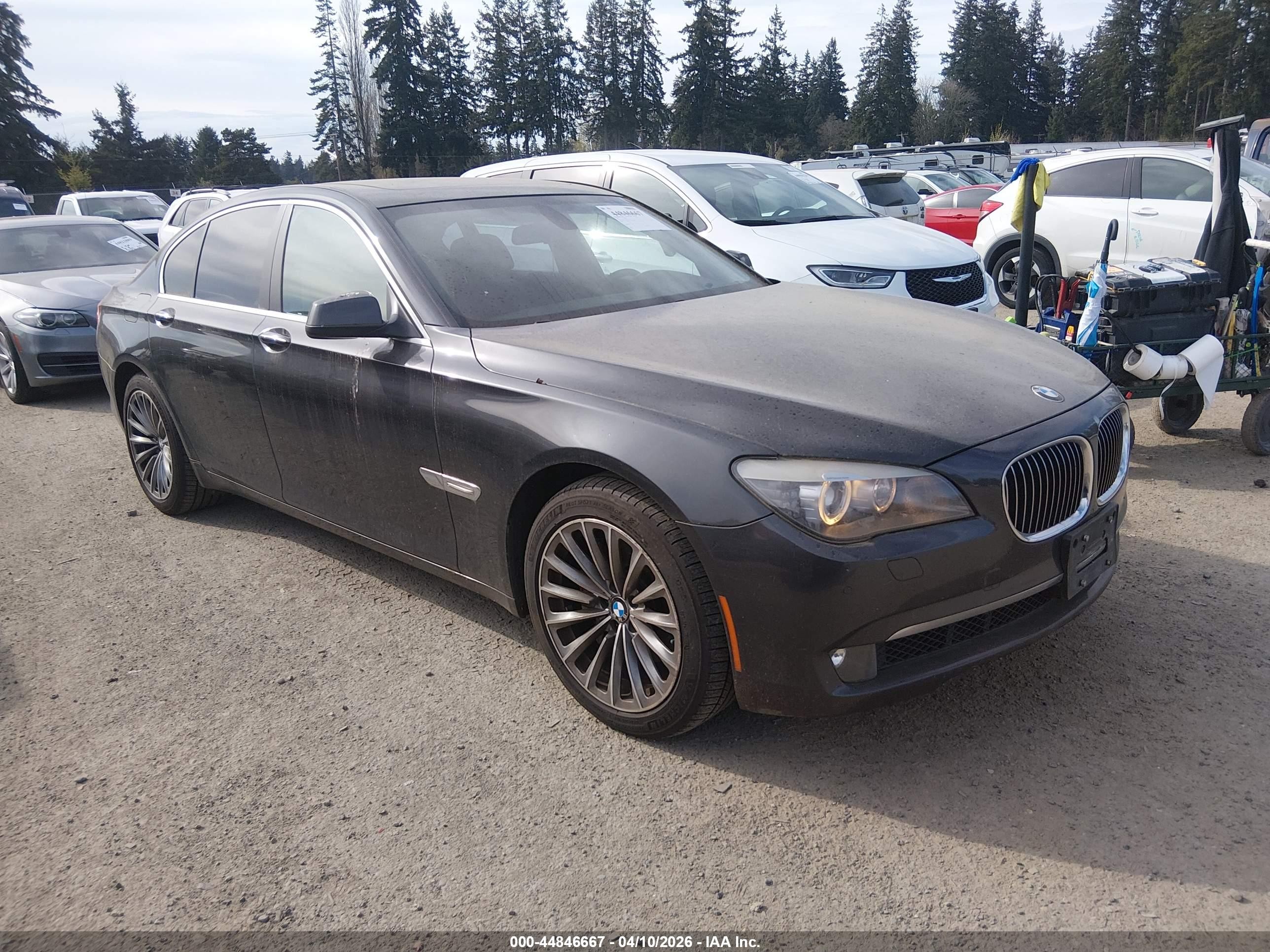 2011 BMW 7 Series 740i, VIN WBAKA4C55BC613122 — Rear end