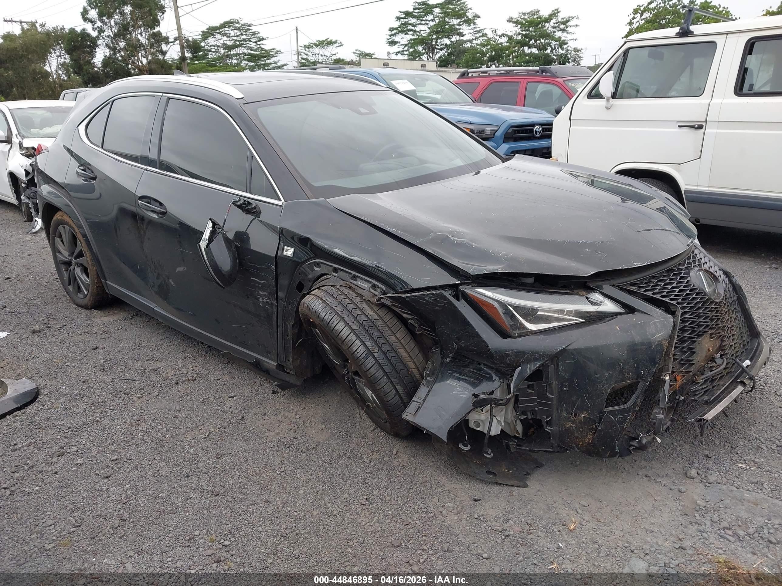 2022 Lexus UX, VIN JTHR3JBH6N2054050 — По всему кузову