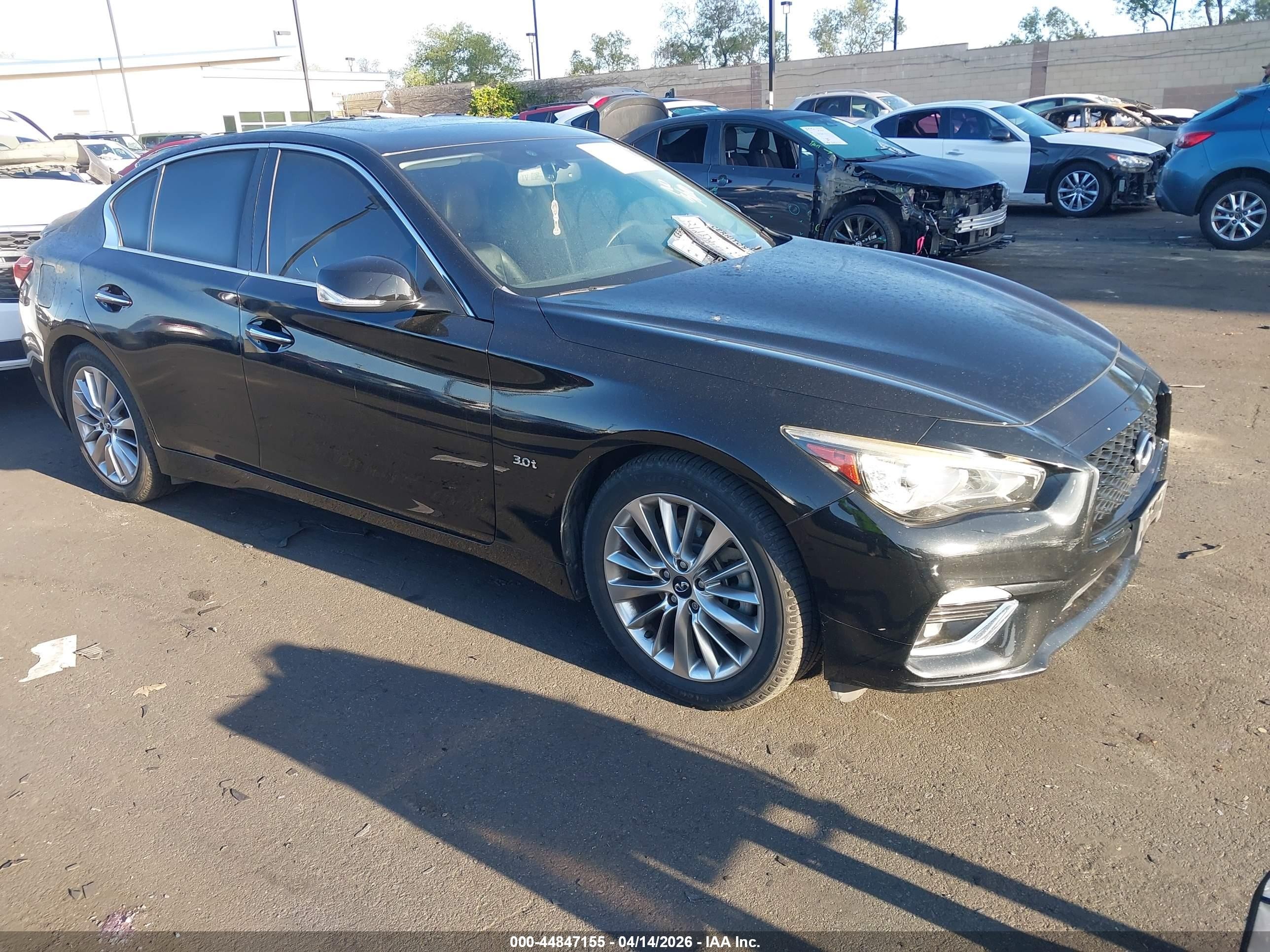 2019 Infiniti Q50 Signature Edition, VIN JN1EV7APXKM516988 — Fresh water flood