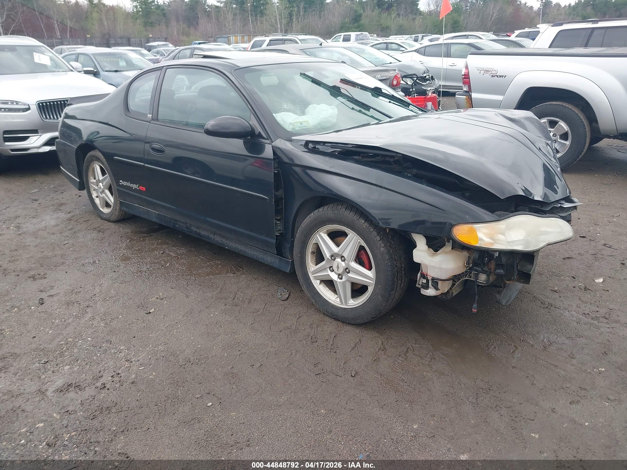 2004 Chevrolet Monte Carlo SS Supercharged, VIN 2G1WZ121049229682 — Front end