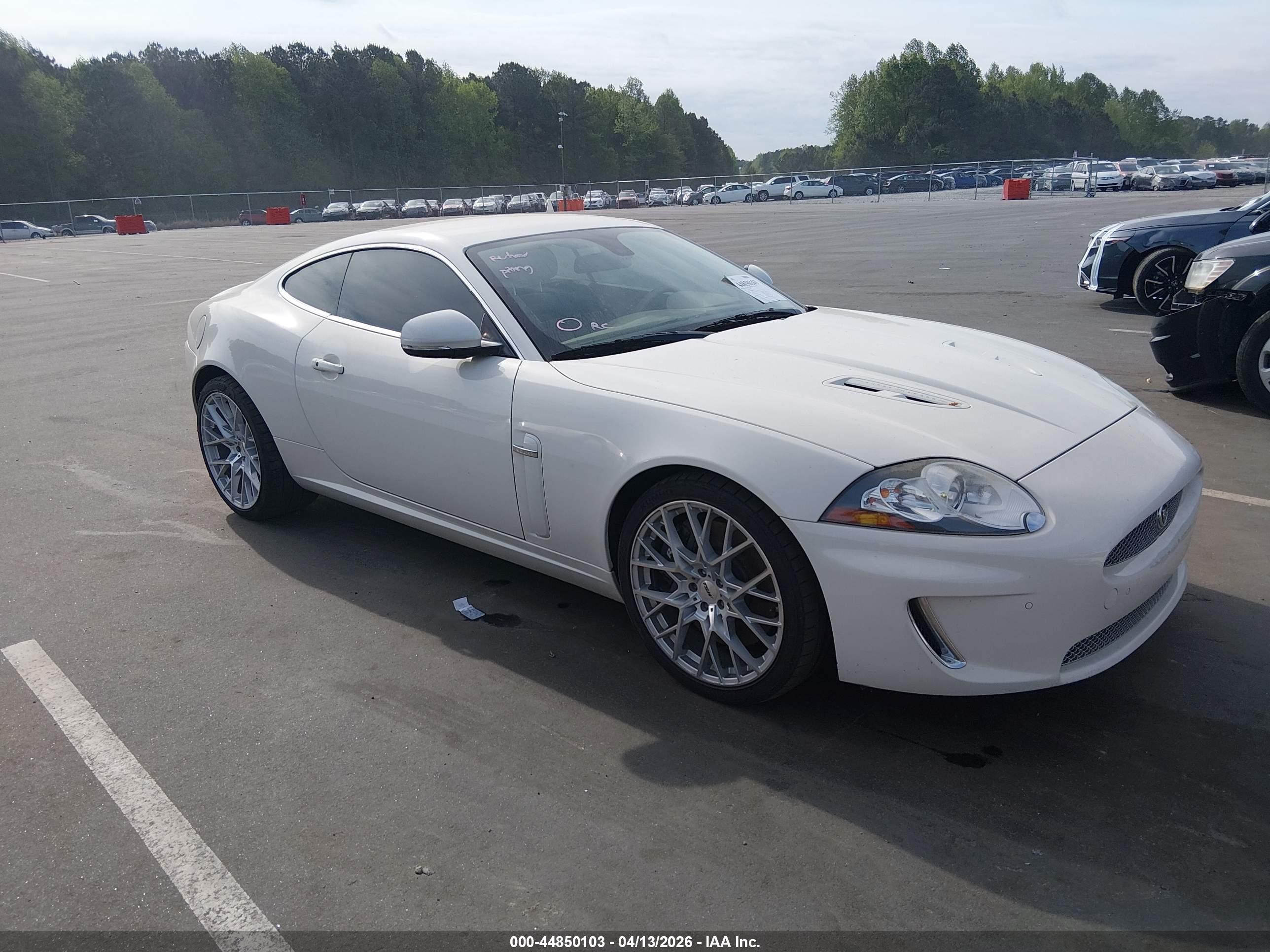 2010 Jaguar XK XKR, VIN SAJWA4DC9AMB34104 — Rear end