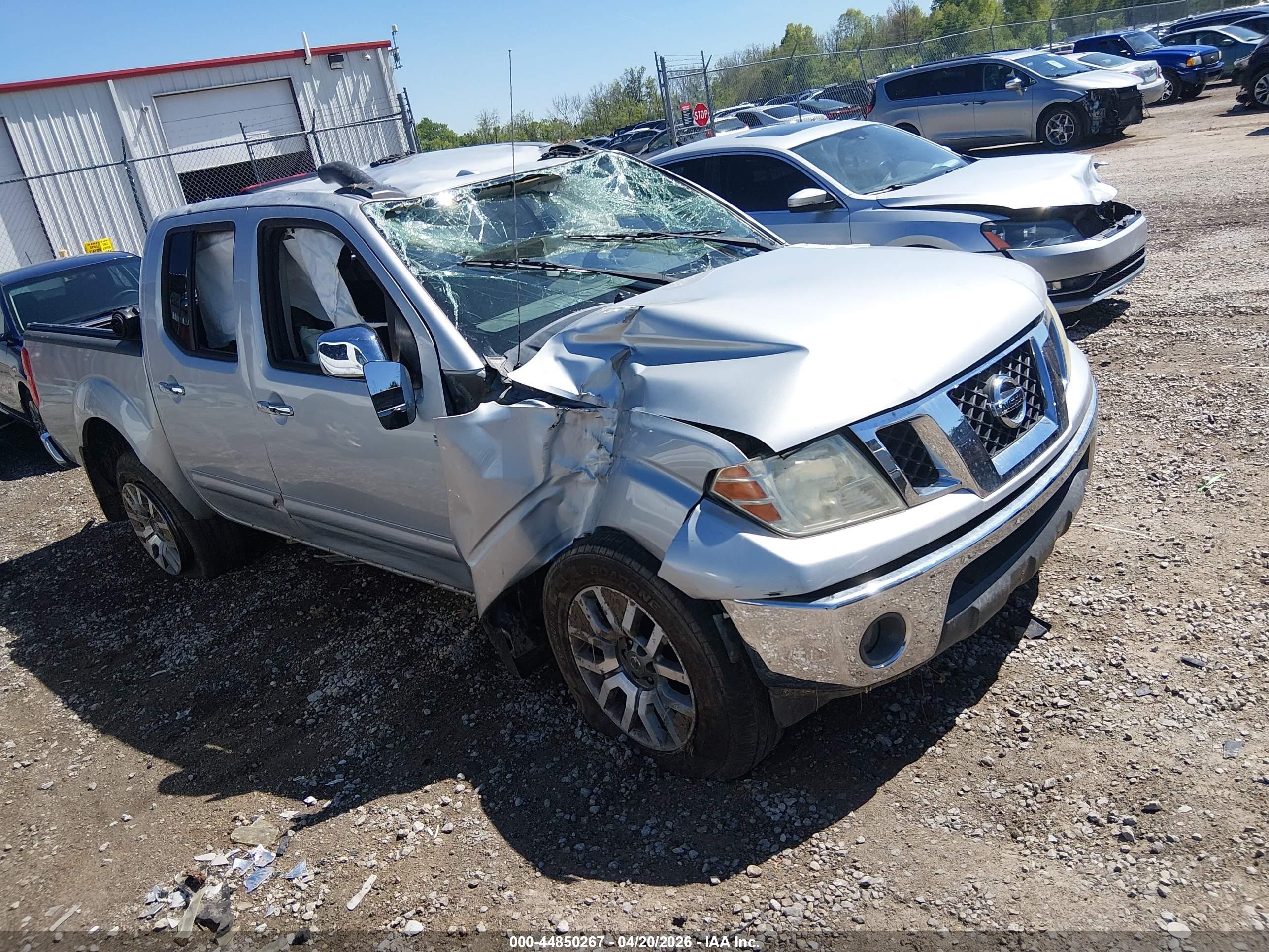2011 Nissan Frontier SV, VIN 1N6AD0EV5BC450741 — Rollover