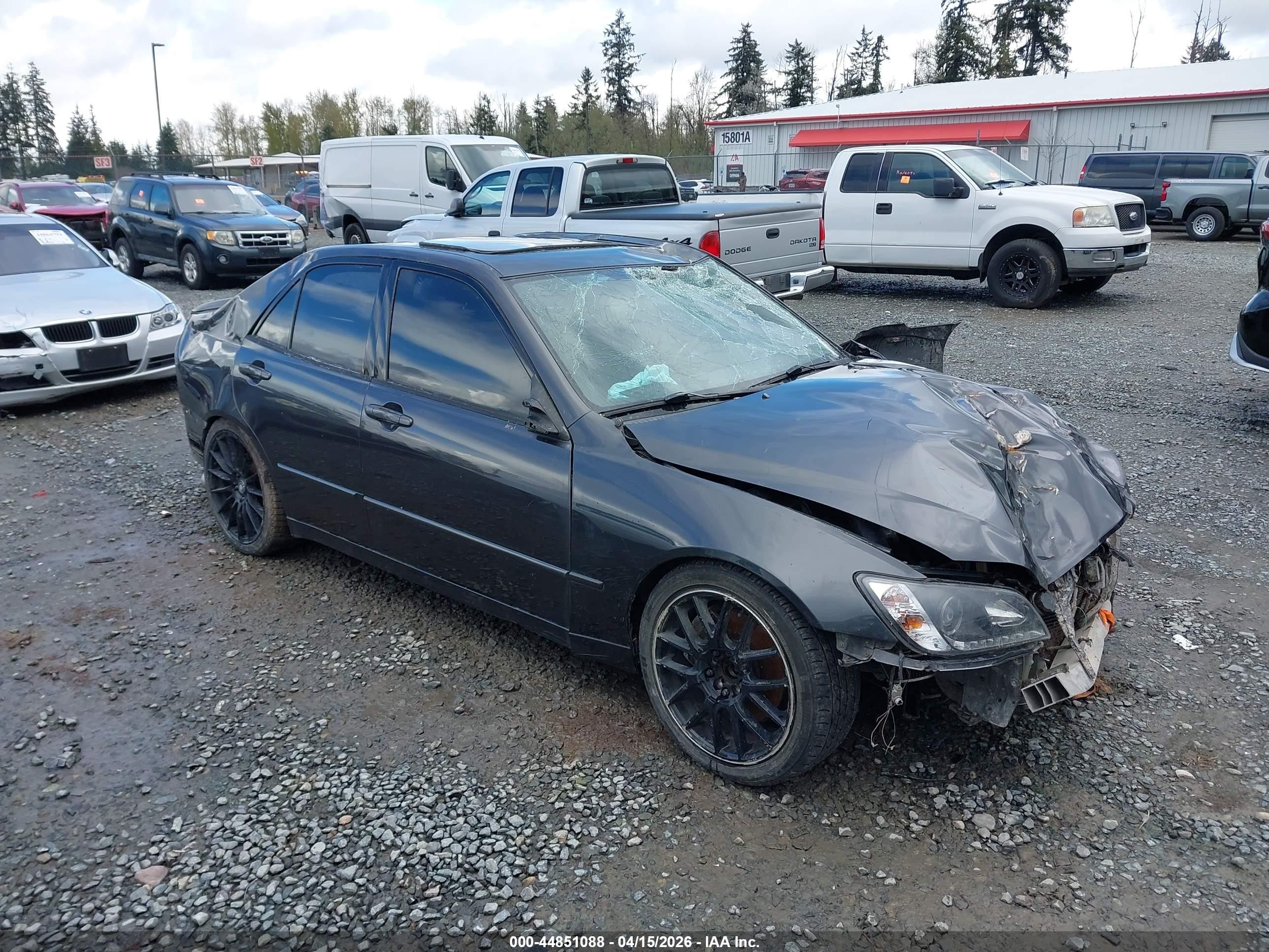 2003 Lexus IS 300/350, VIN JTHBD192630065316 — Опрокидывание
