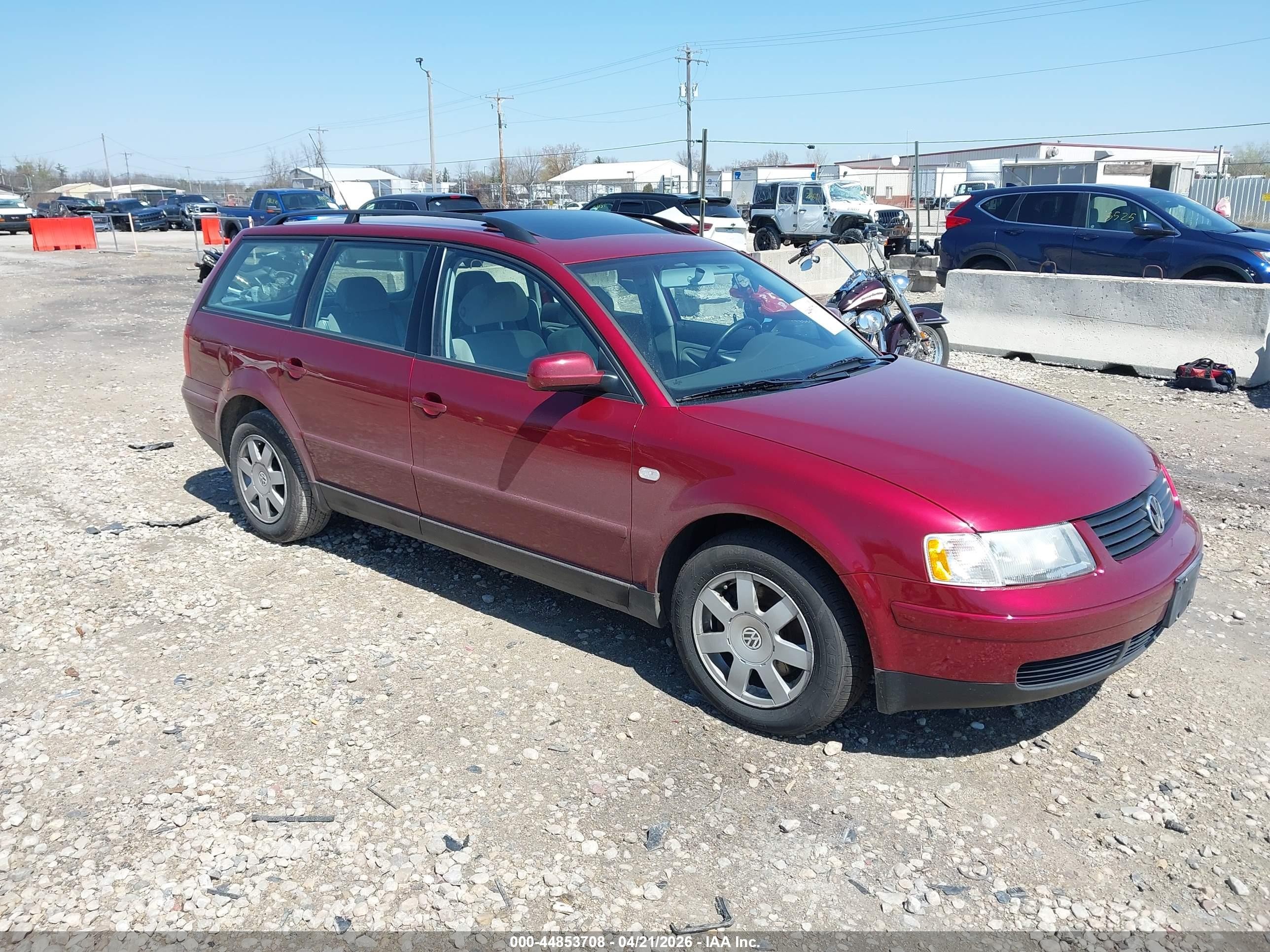 2001 Volkswagen Passat, VIN WVWHC63B31E031046 — Normal wear