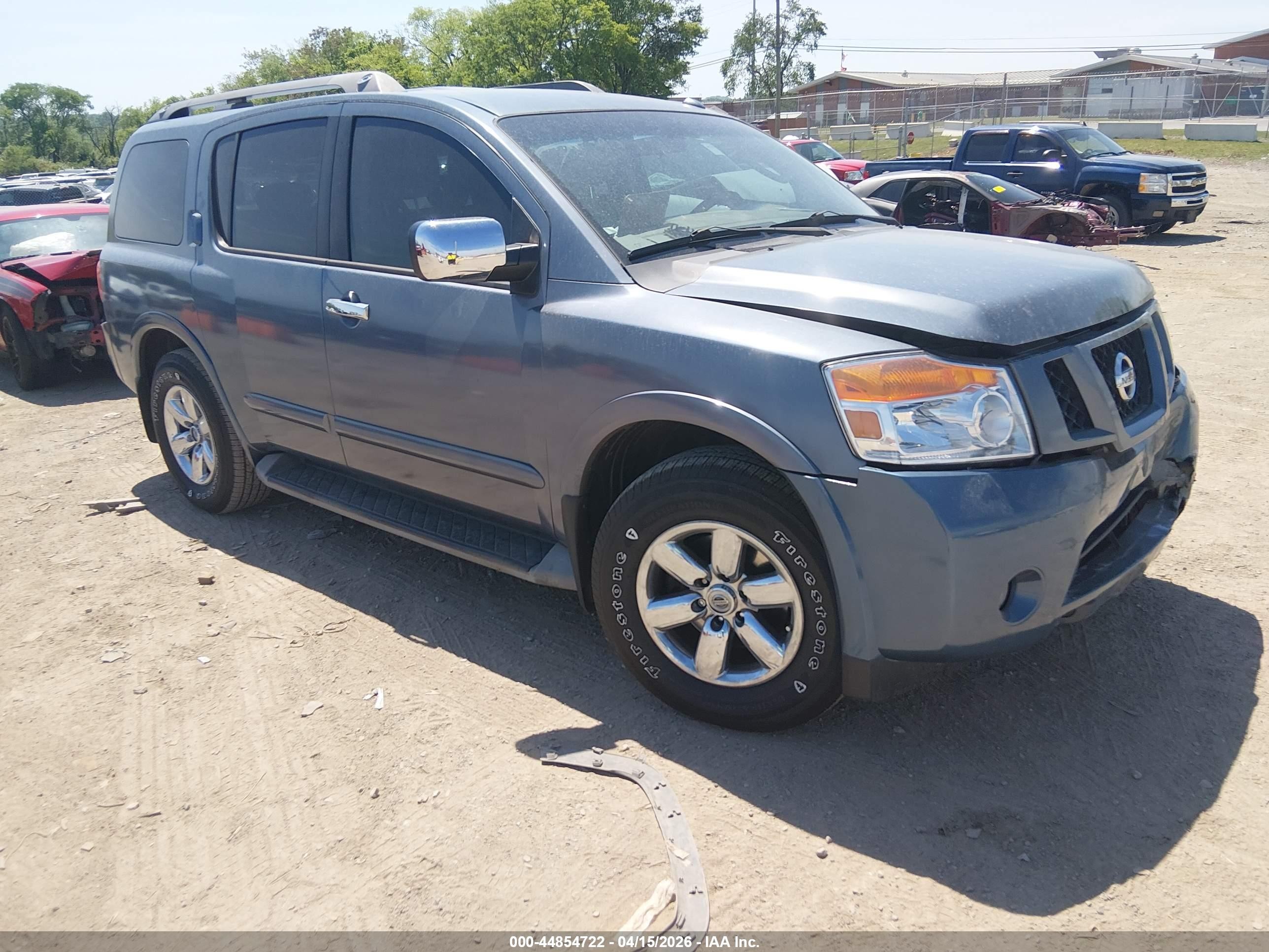 2011 Nissan Armada SL, VIN 5N1BA0ND5BN607272 — Front end