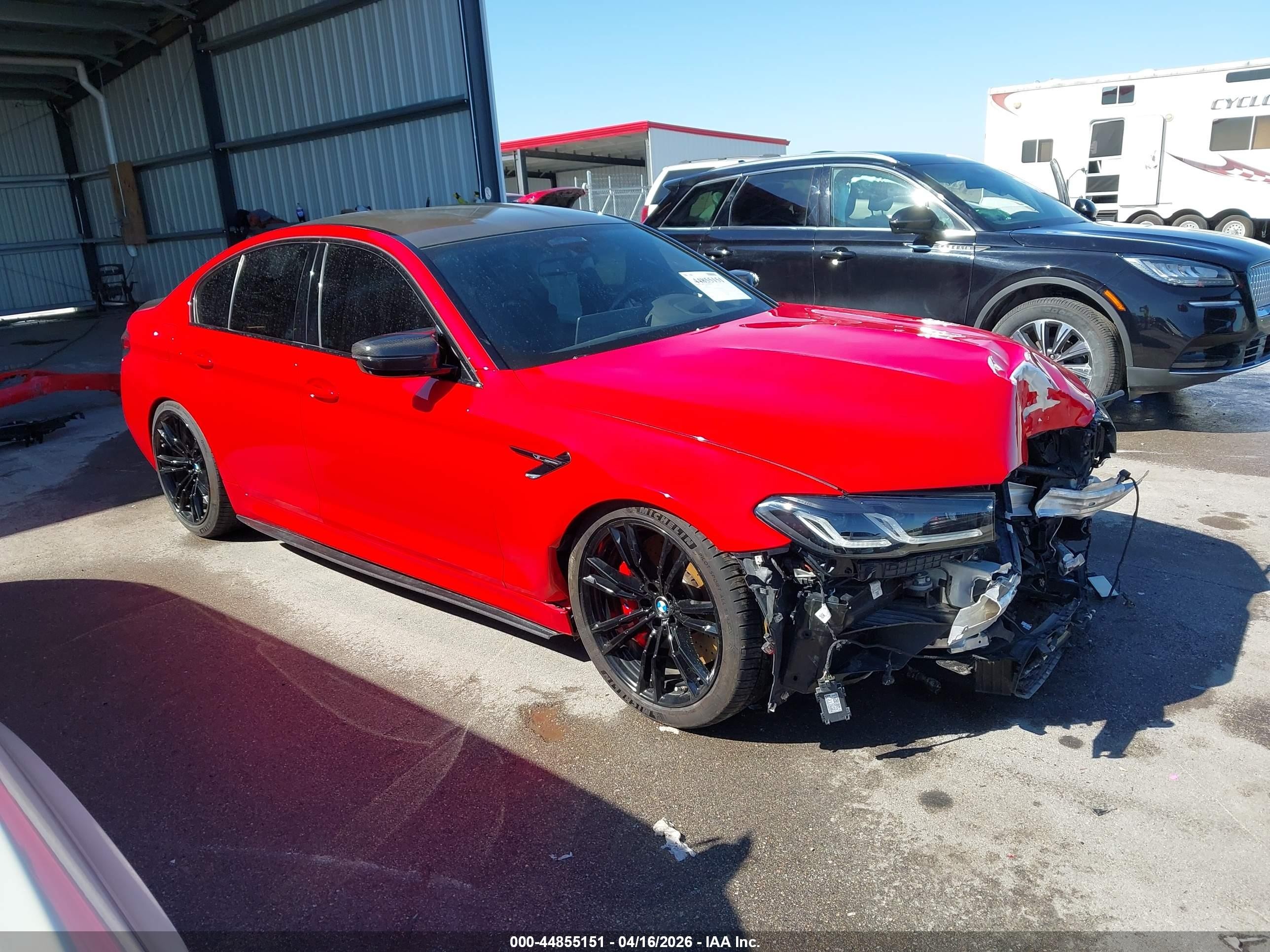 2021 BMW M5, VIN WBS83CH02MCG02267 — Front end