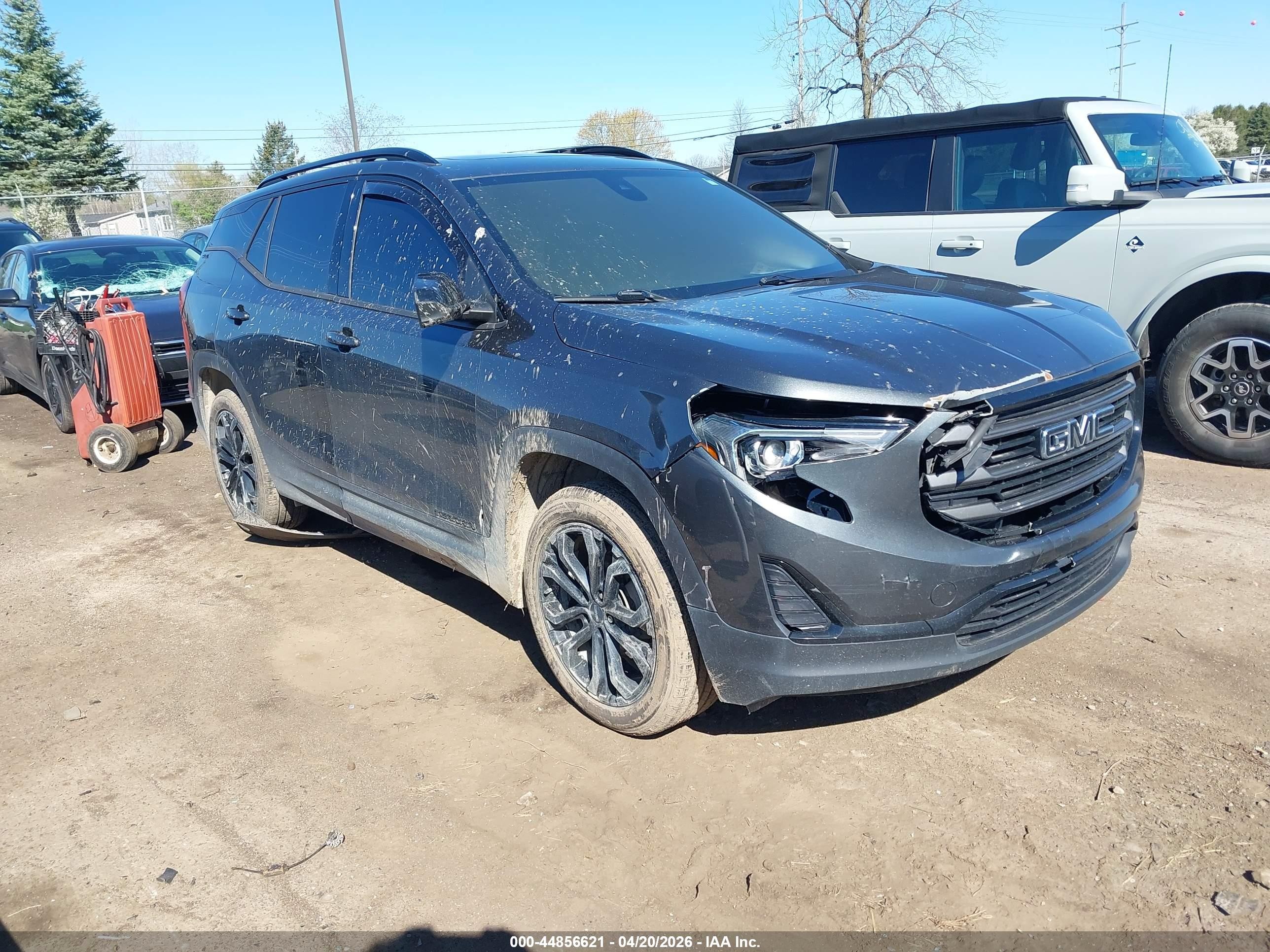 2020 GMC Terrain SLE, VIN 3GKALTEV4LL152554 — Interior fire