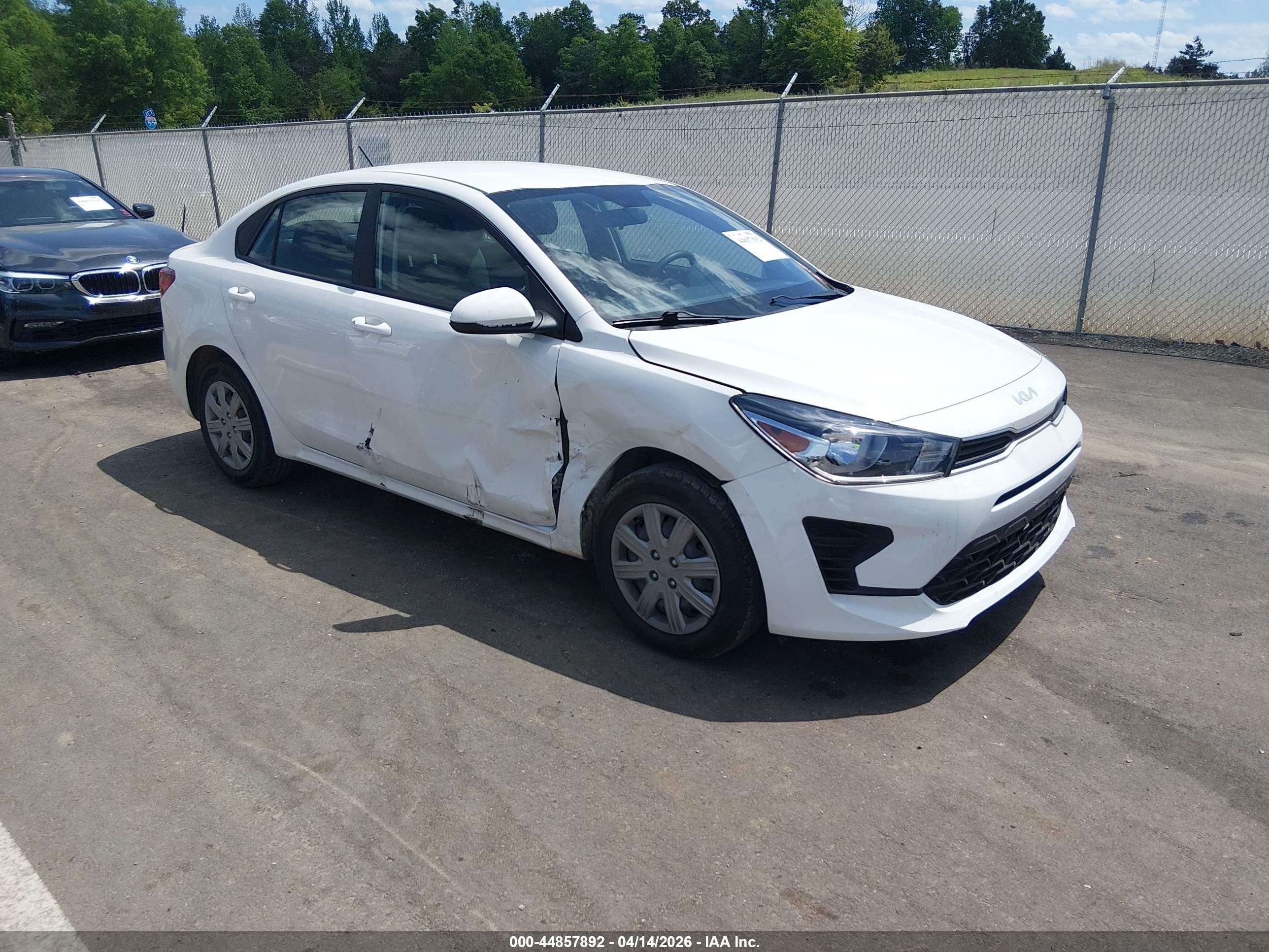 2023 Kia Rio LX, VIN 3KPA24AD7PE616416 — Front end