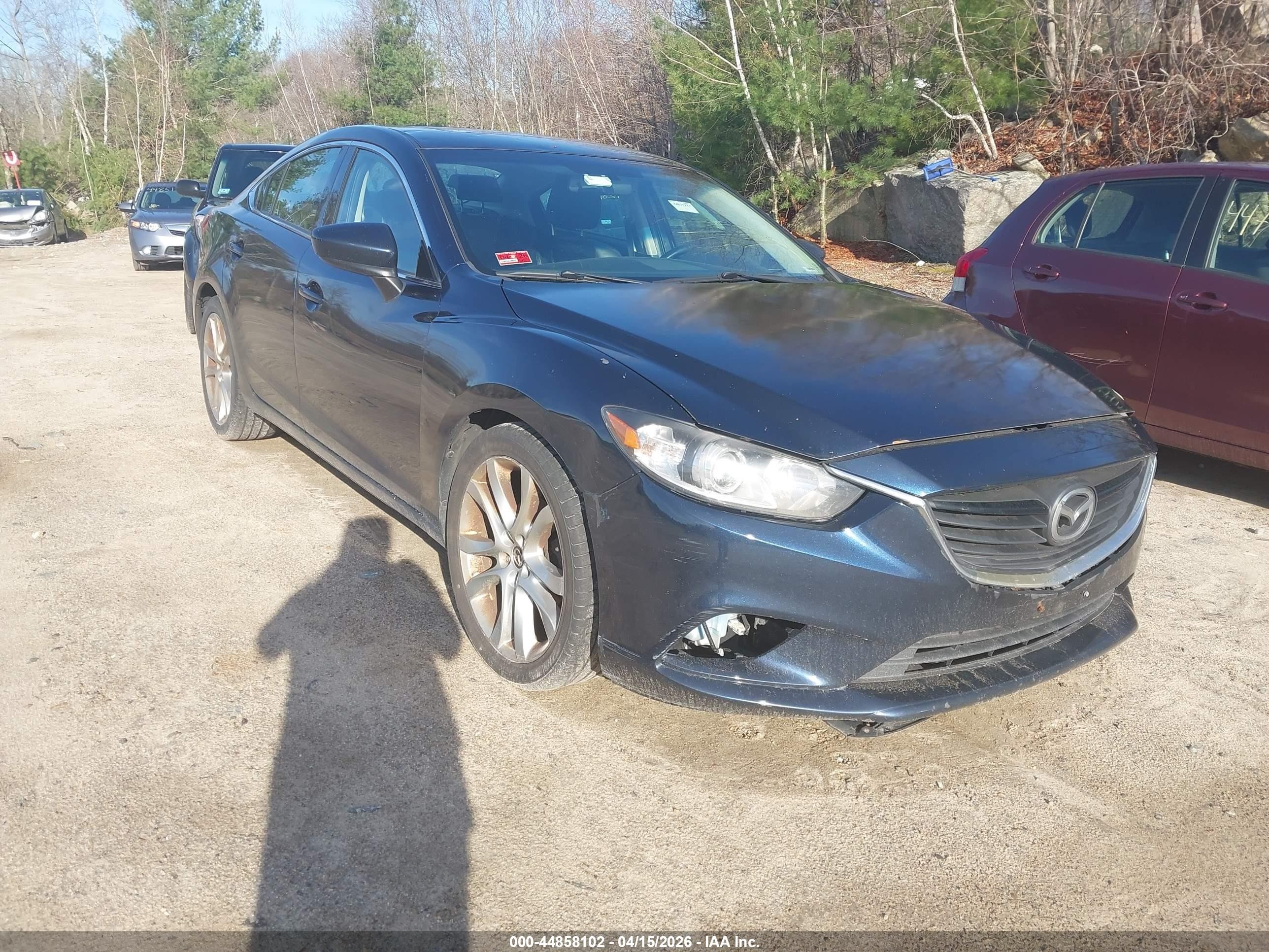 2015 Mazda 6 i Touring, VIN JM1GJ1V65F1174051 — Vandalism