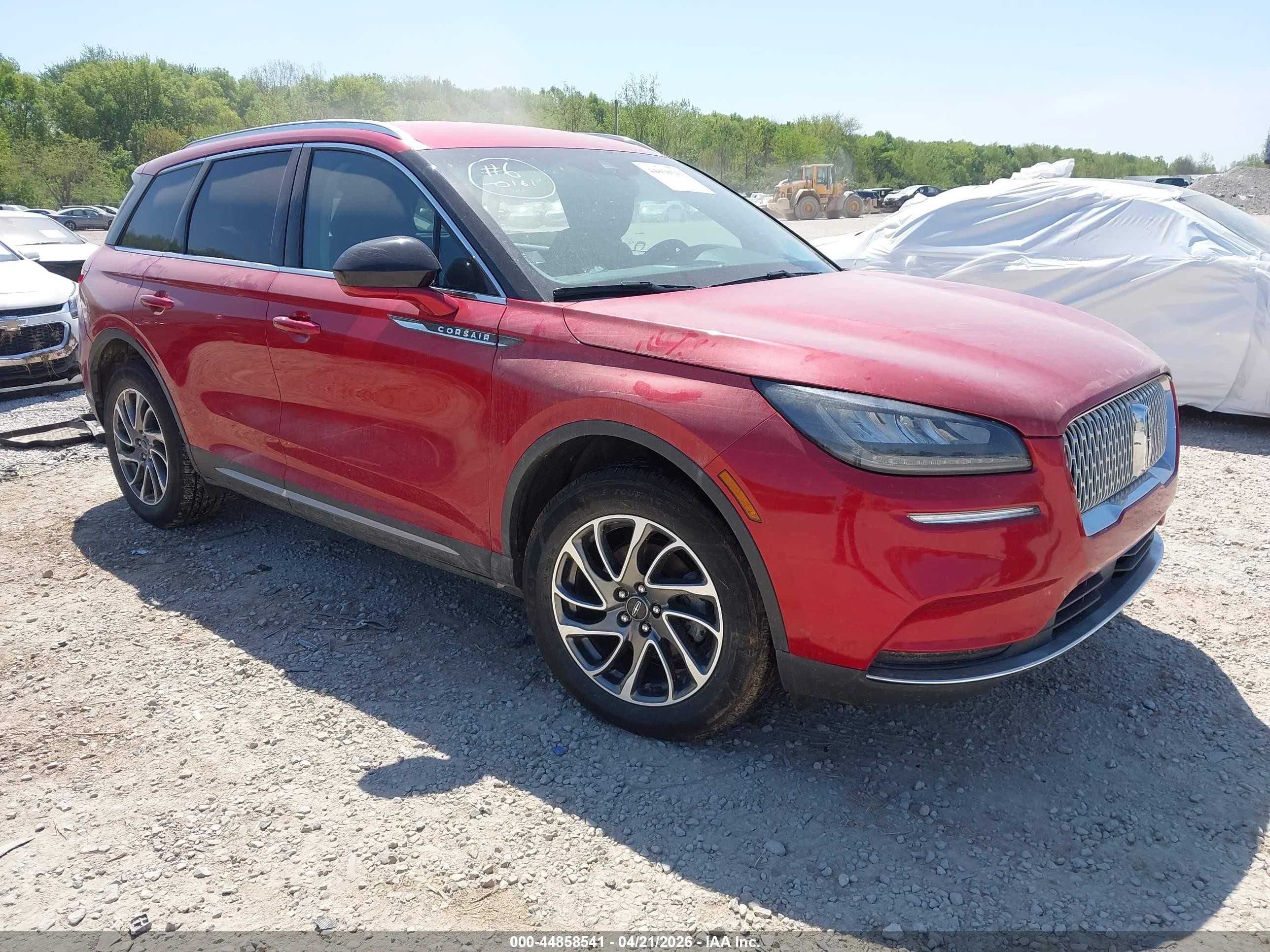 2022 Lincoln Corsair Standard, VIN 5LMCJ1D94NUL30161 — Water / flood