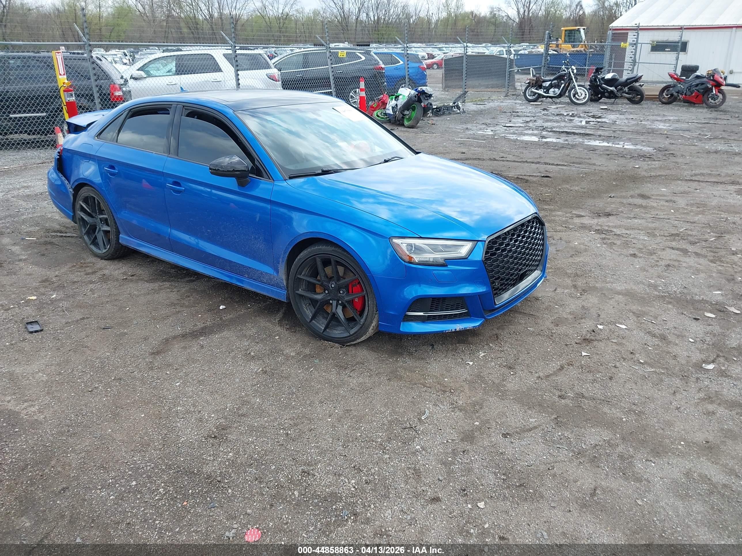 2018 Audi S3 Premium Plus, VIN WAUB1GFF9J1026471 — Rear end