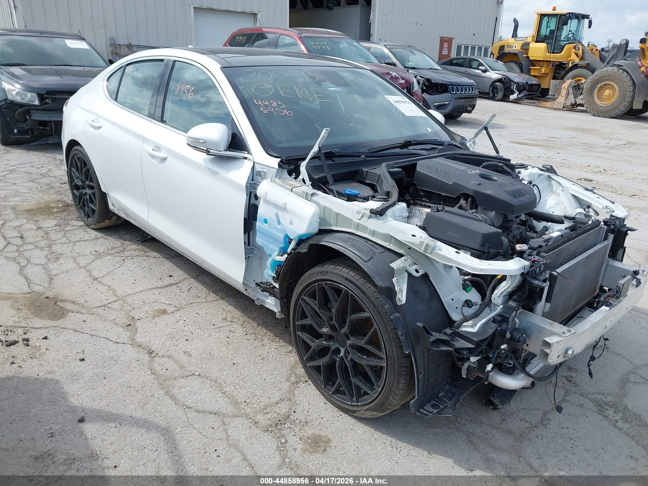 2022 Genesis G70 2.0T, VIN KMTG34TA6NU087941 — Front end