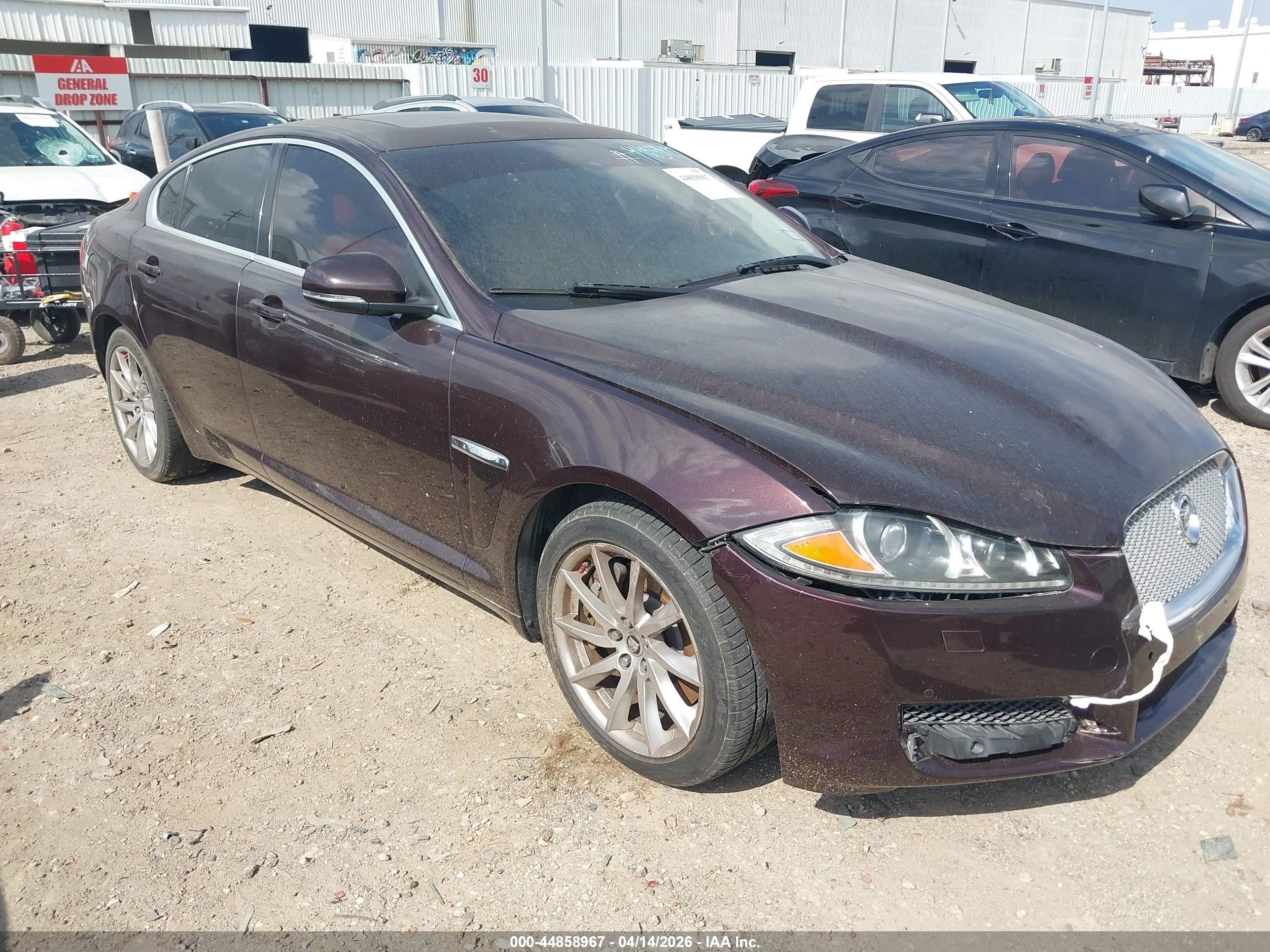 2013 Jaguar XF RWD, VIN SAJWA0ESXDPS83359 — Фото с аукциона