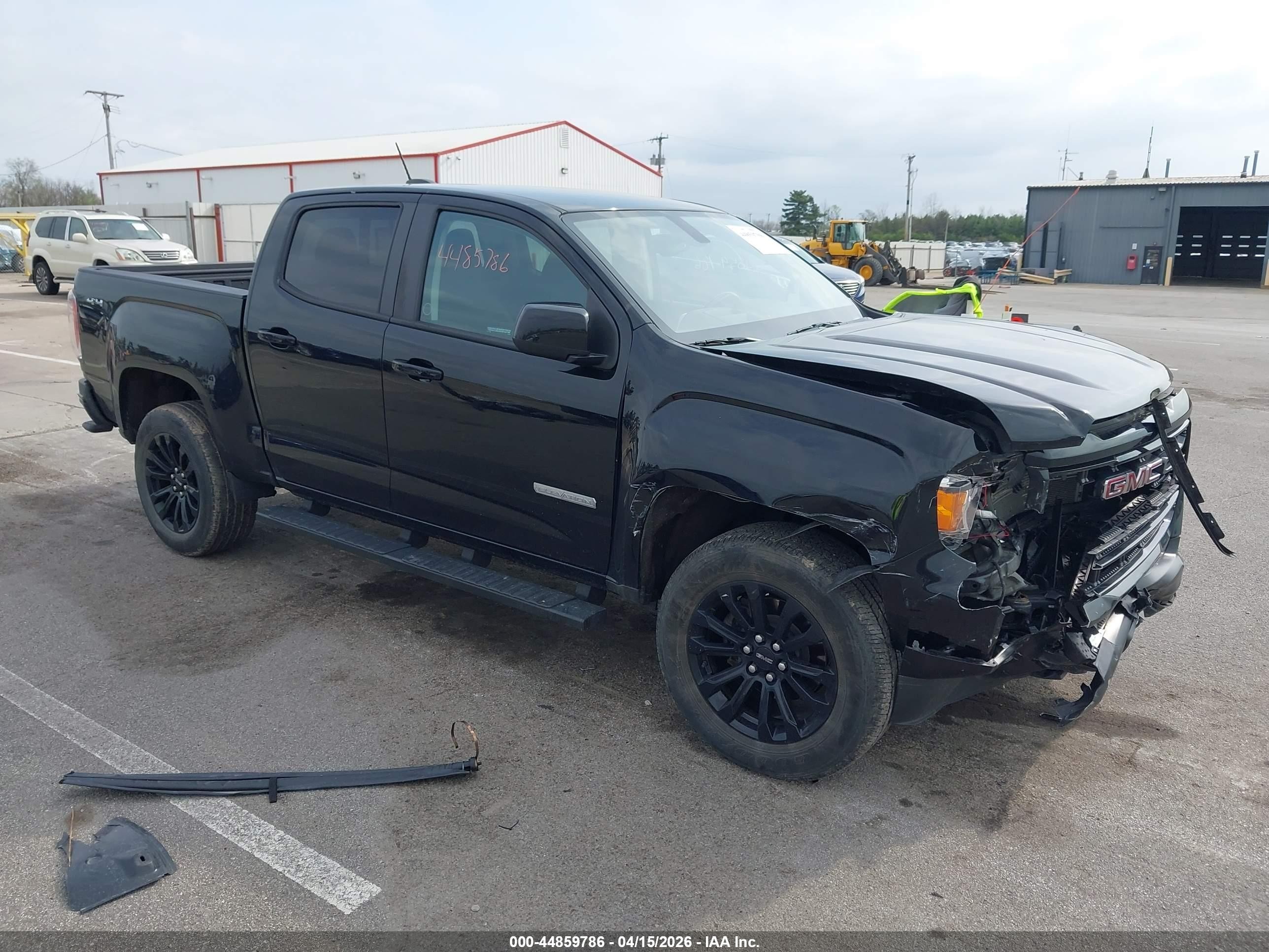2022 GMC Canyon 4WD Elevation, VIN 1GTG6CEN8N1232625 — Front end