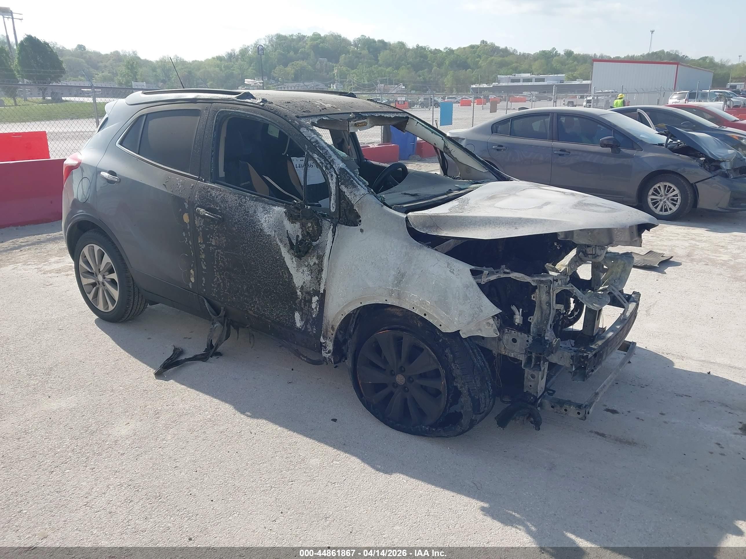 2019 Buick Encore Preferred, VIN KL4CJASBXKB721801 — Interior fire
