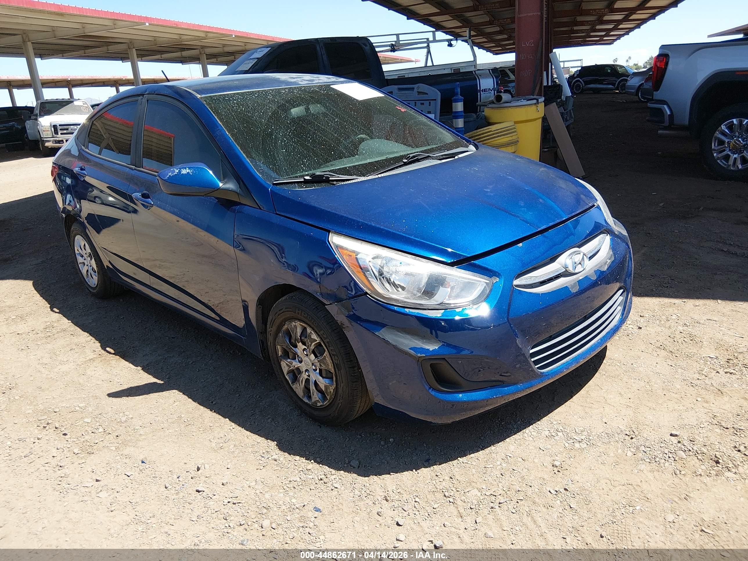 2017 Hyundai Accent SE, VIN KMHCT4AE3HU300895 — Front end