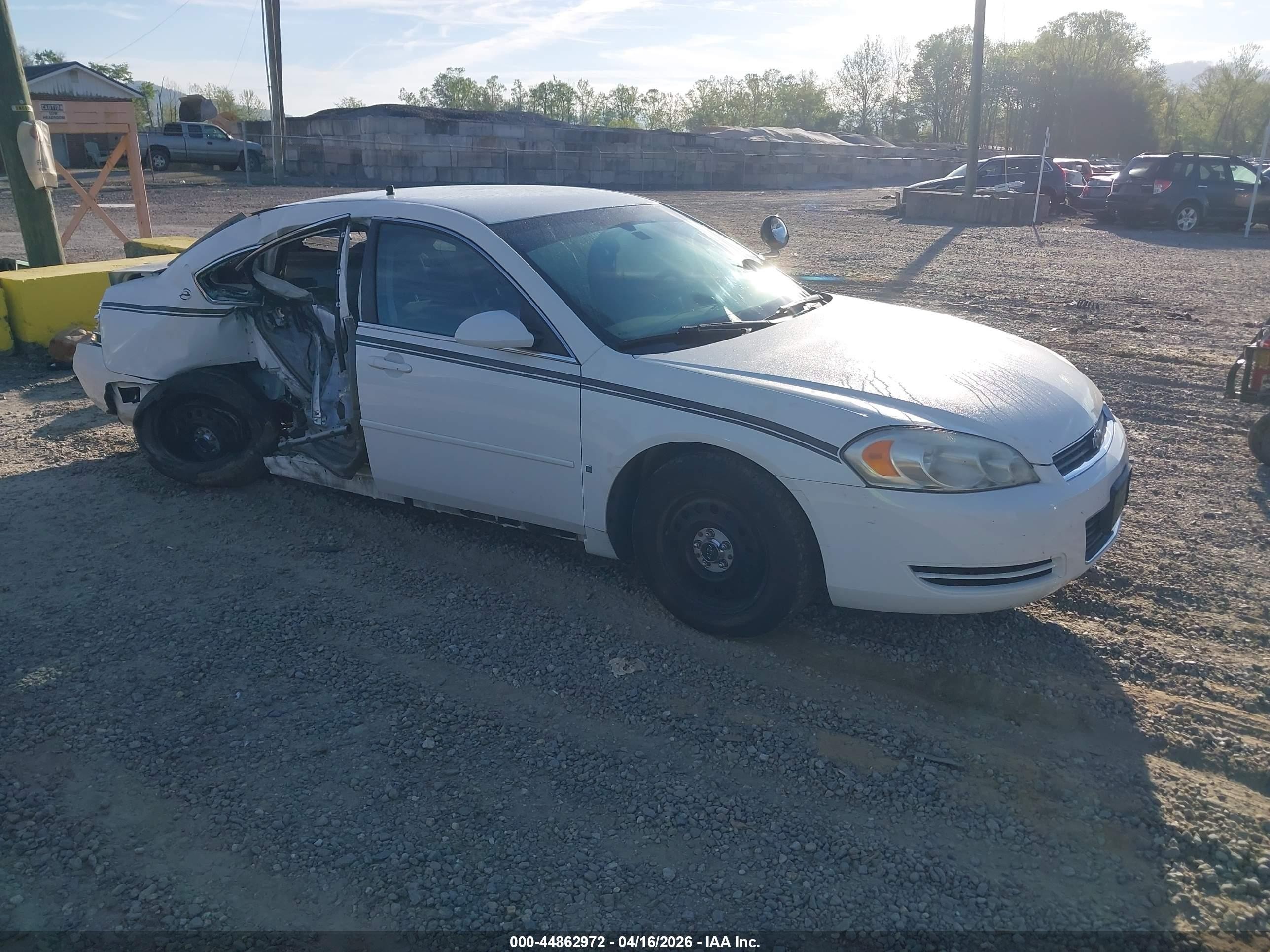 2008 Chevrolet Impala Police Unmarked Police, VIN 2G1WS553681280651 — Бок