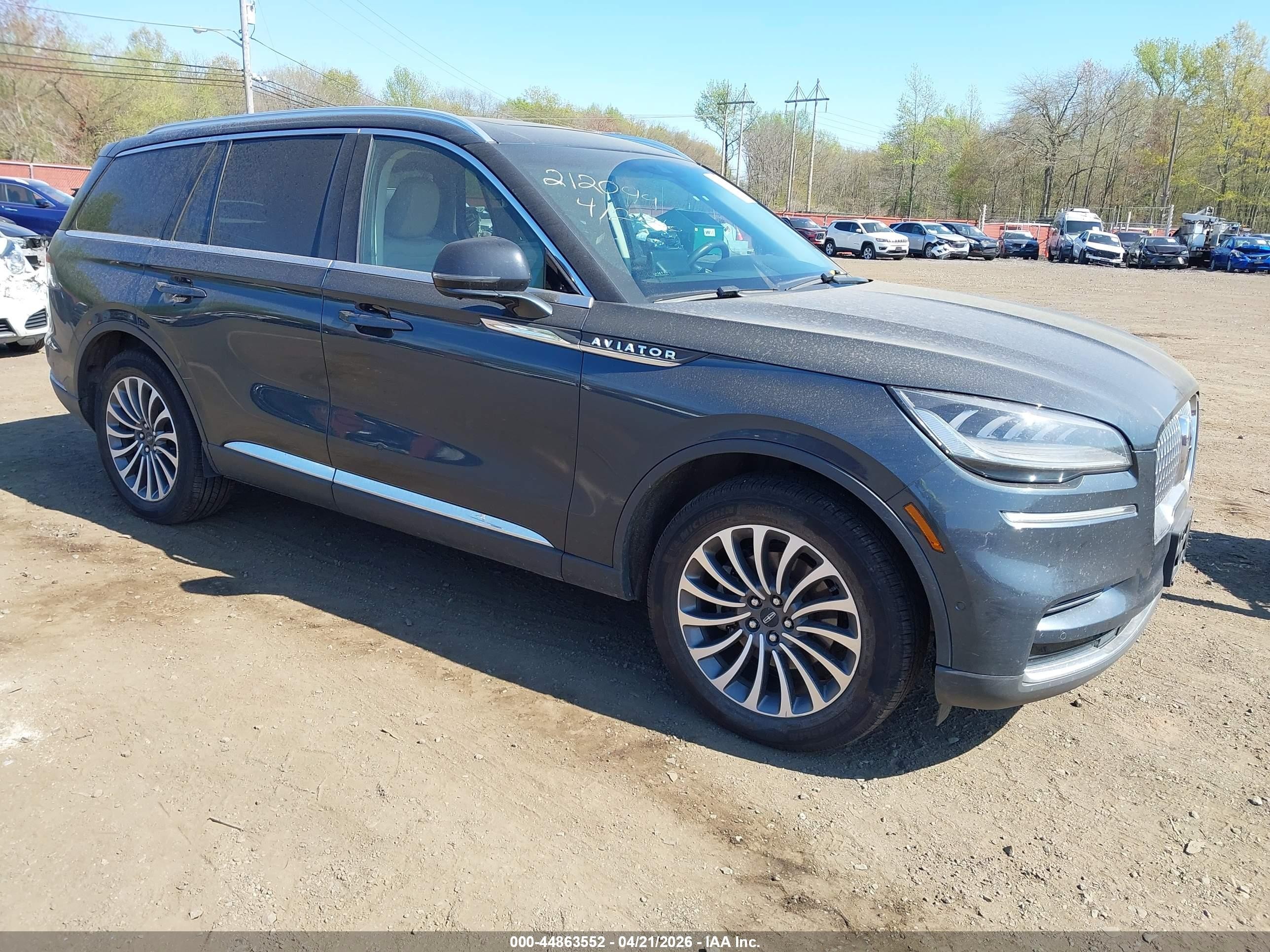 2022 Lincoln Aviator Reserve, VIN 5LM5J7XC0NGL16985 — Theft recovery