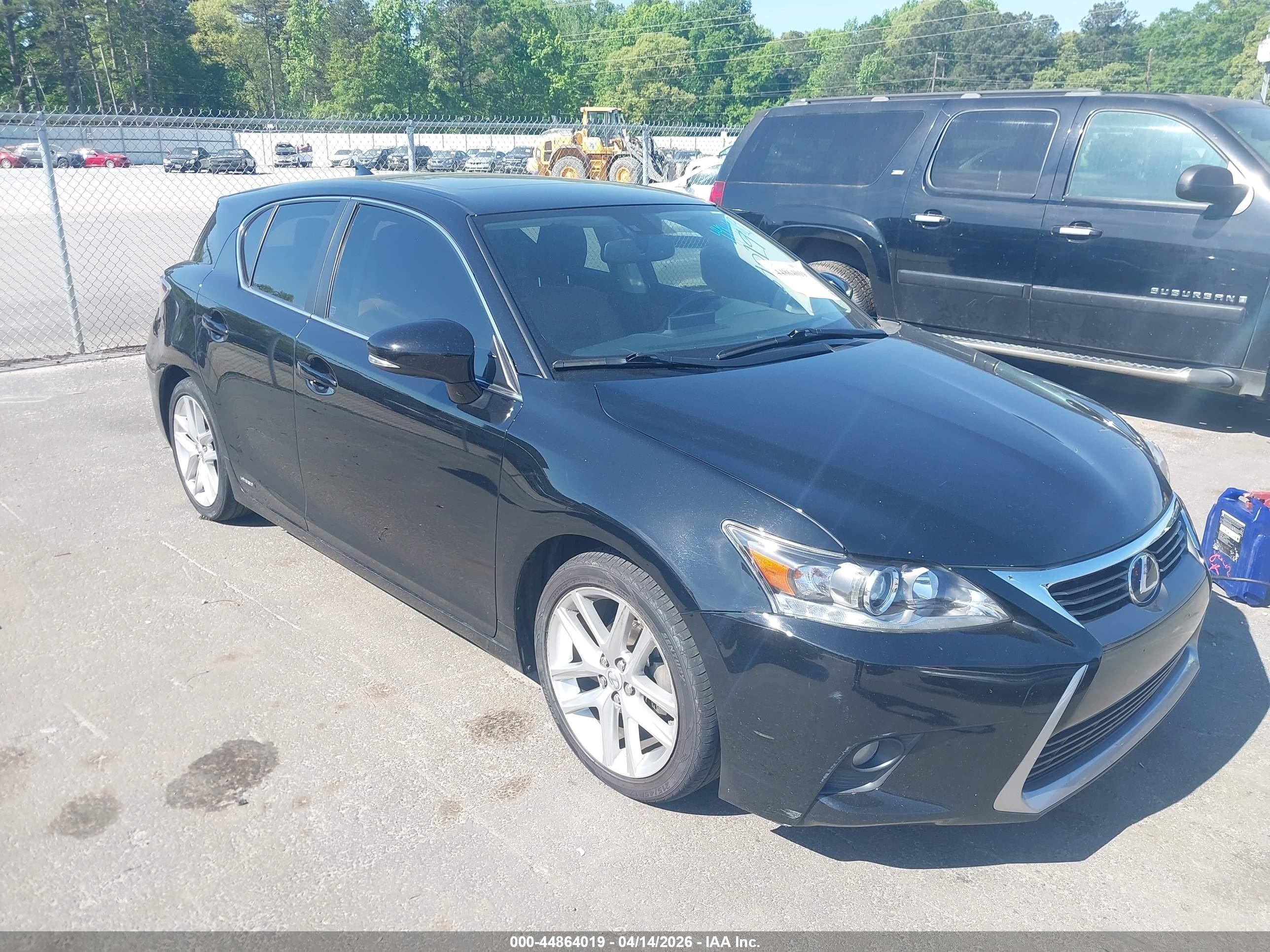 2014 Lexus CT 200h, VIN JTHKD5BH7E2193187 — Repossession
