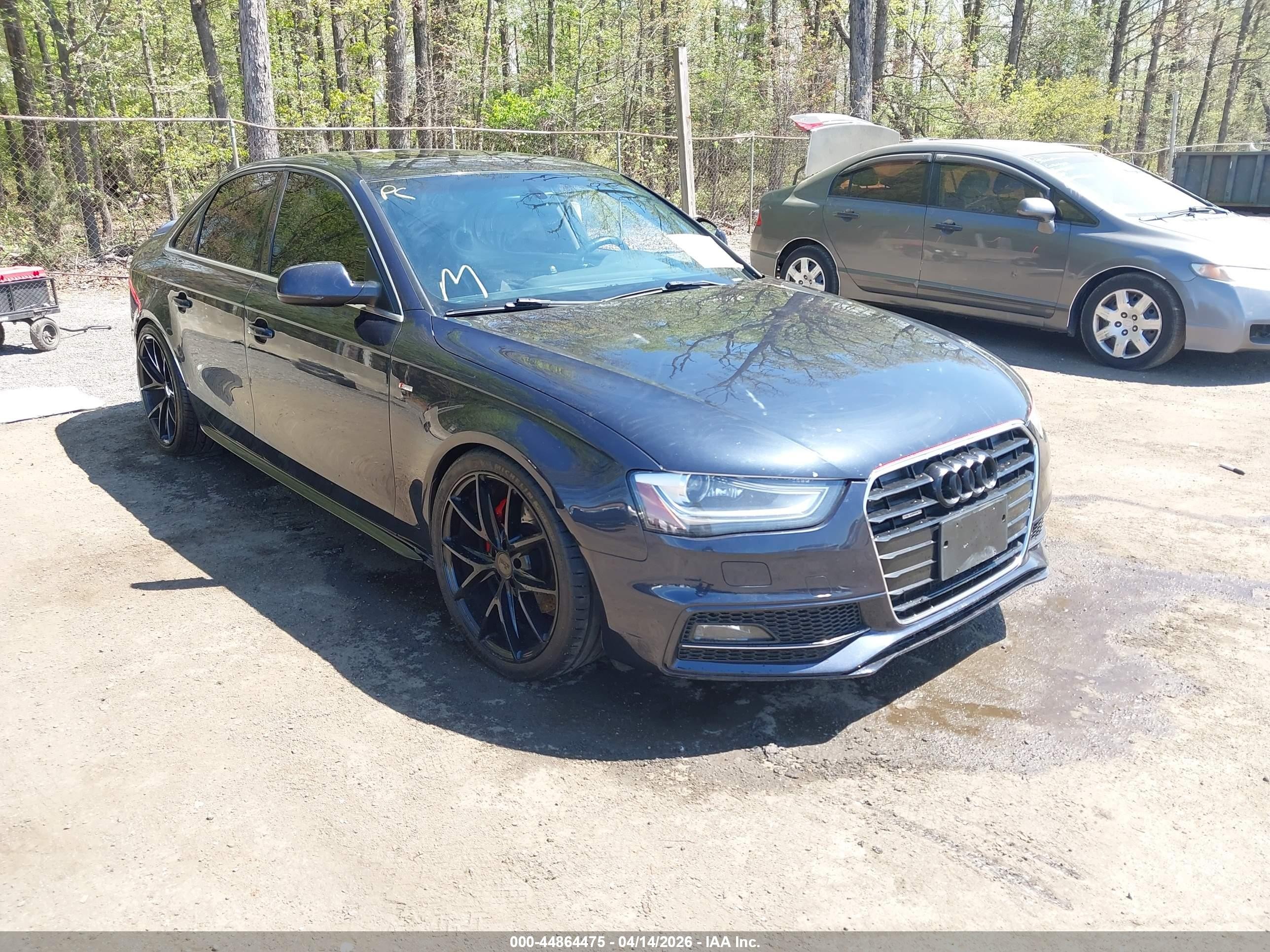 2014 Audi A4 Prestige, VIN WAUKFAFL1EN043509 — После угона