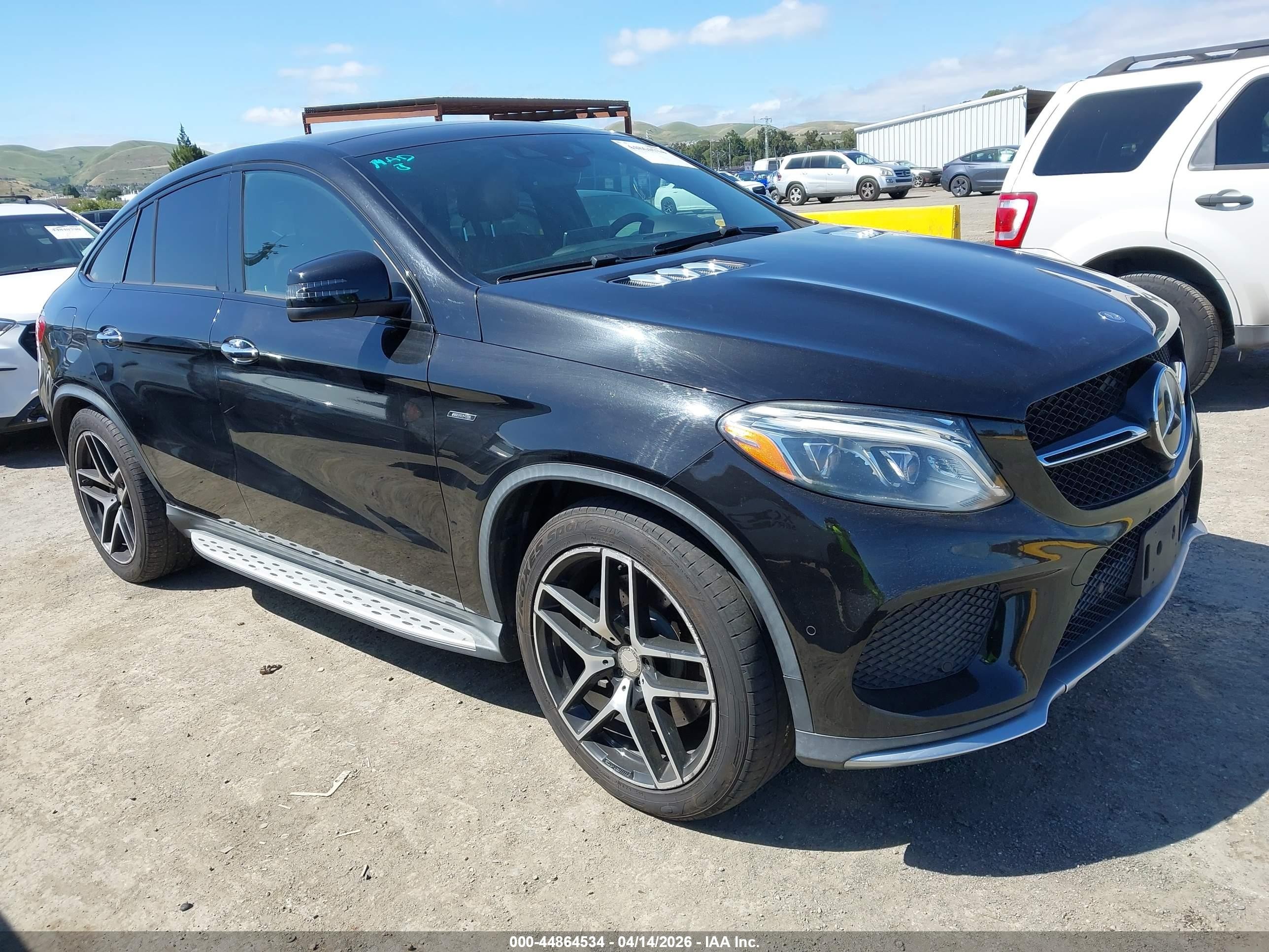 2016 Mercedes-Benz GLE 450 AMG, VIN 4JGED6EB0GA022202 — Engine fire