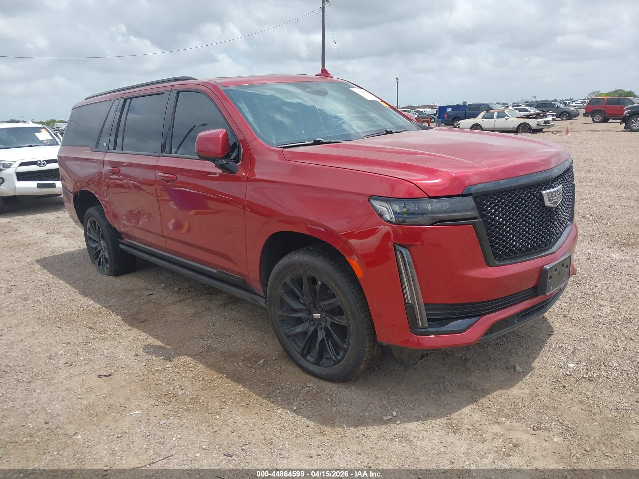 2022 Cadillac Escalade ESV Sport Platinum, VIN 1GYS4RKL1NR126552 — Side