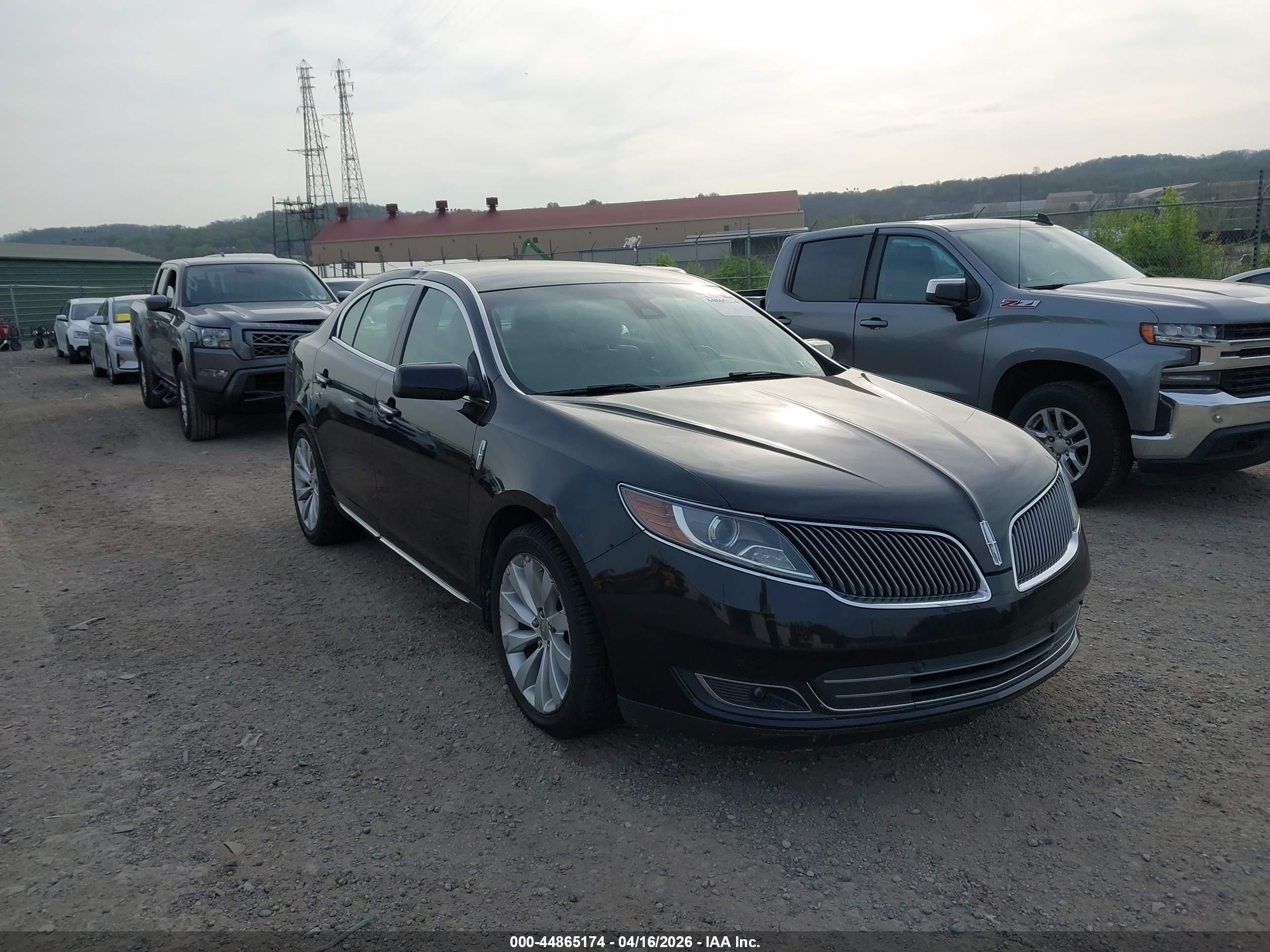2013 Lincoln MKS, VIN 1LNHL9EK4DG602966 — Roof