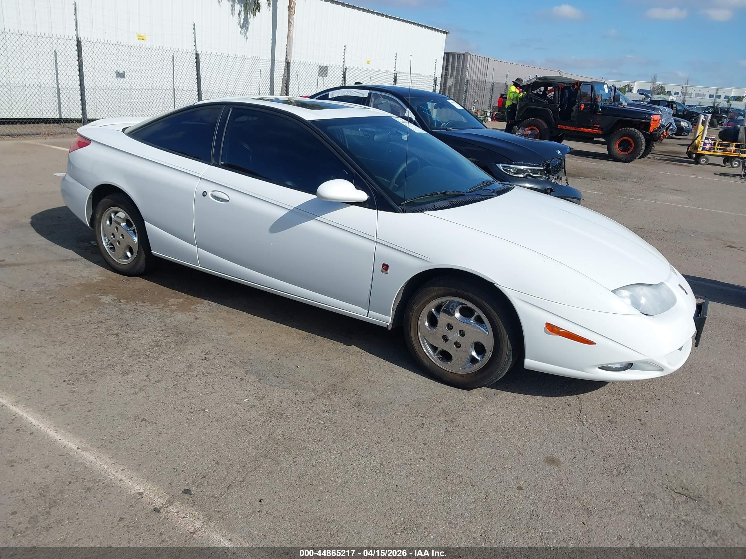2002 Saturn SC, VIN 1G8ZY14742Z218237 — Rear end
