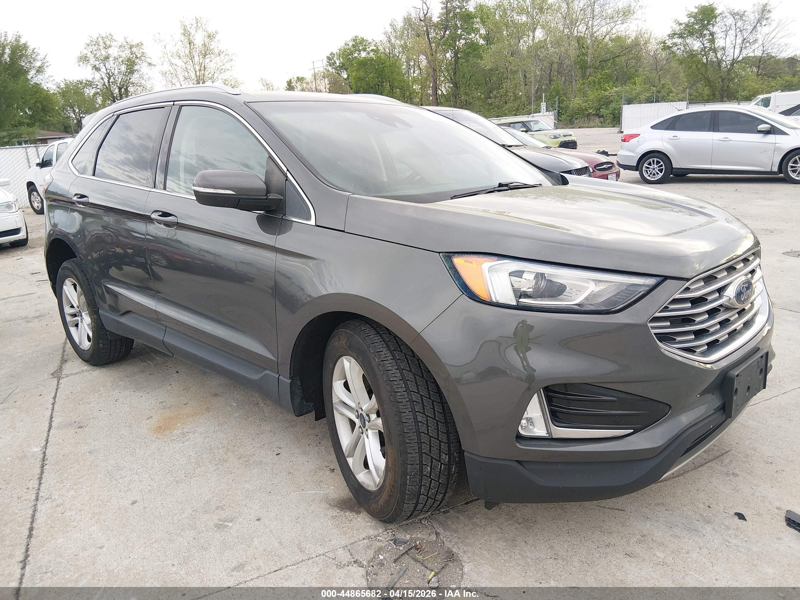 2019 Ford Edge SEL, VIN 2FMPK4J91KBB48748 — Front end